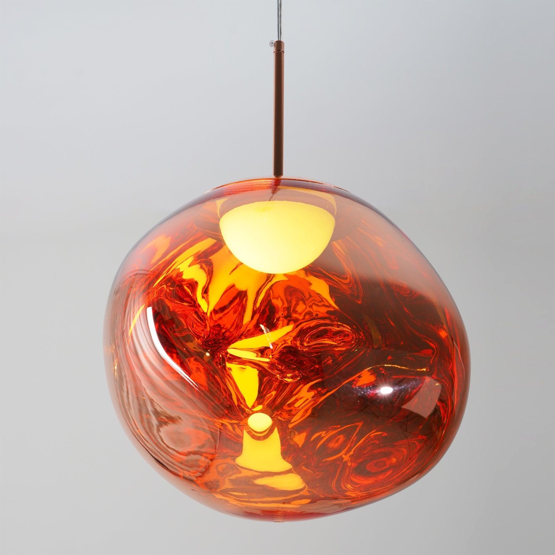 Multi Lava Round Pendant Lamp - Lumpaz