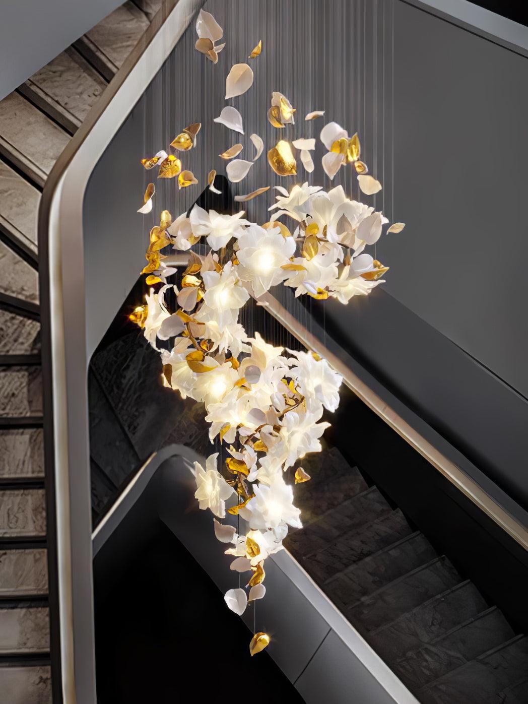 Flying Flowers Fluttering Chandelier - Lumpaz