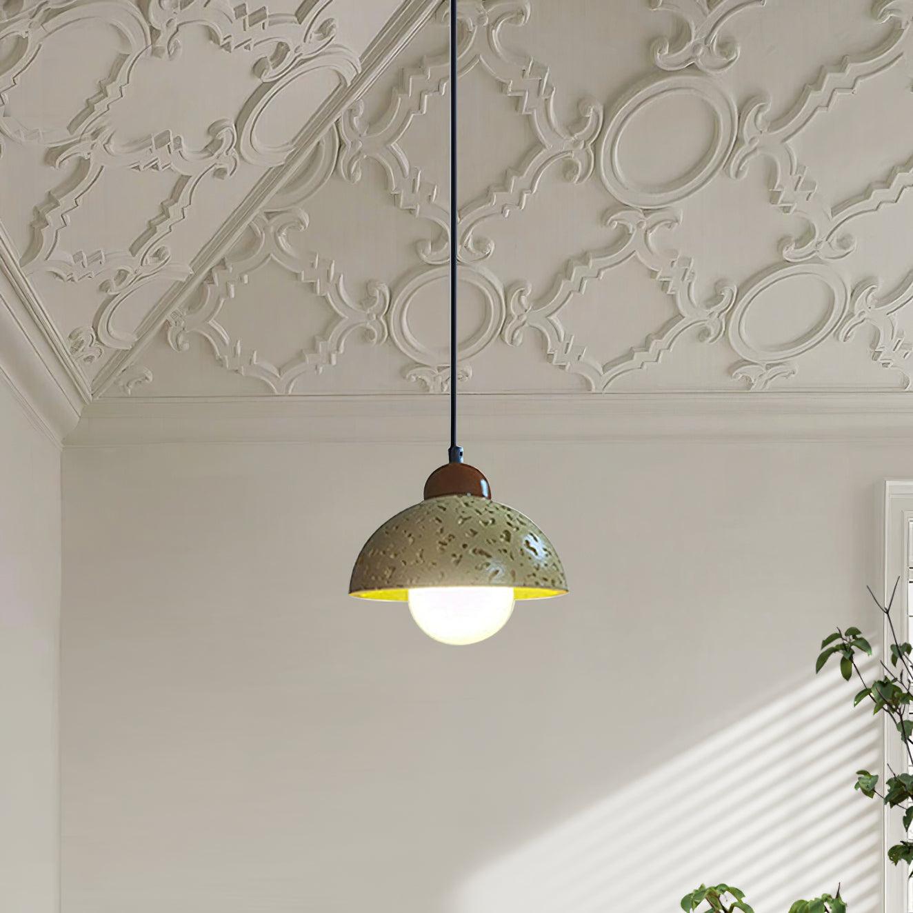 Revi Cement Pendant Light - Lumpaz