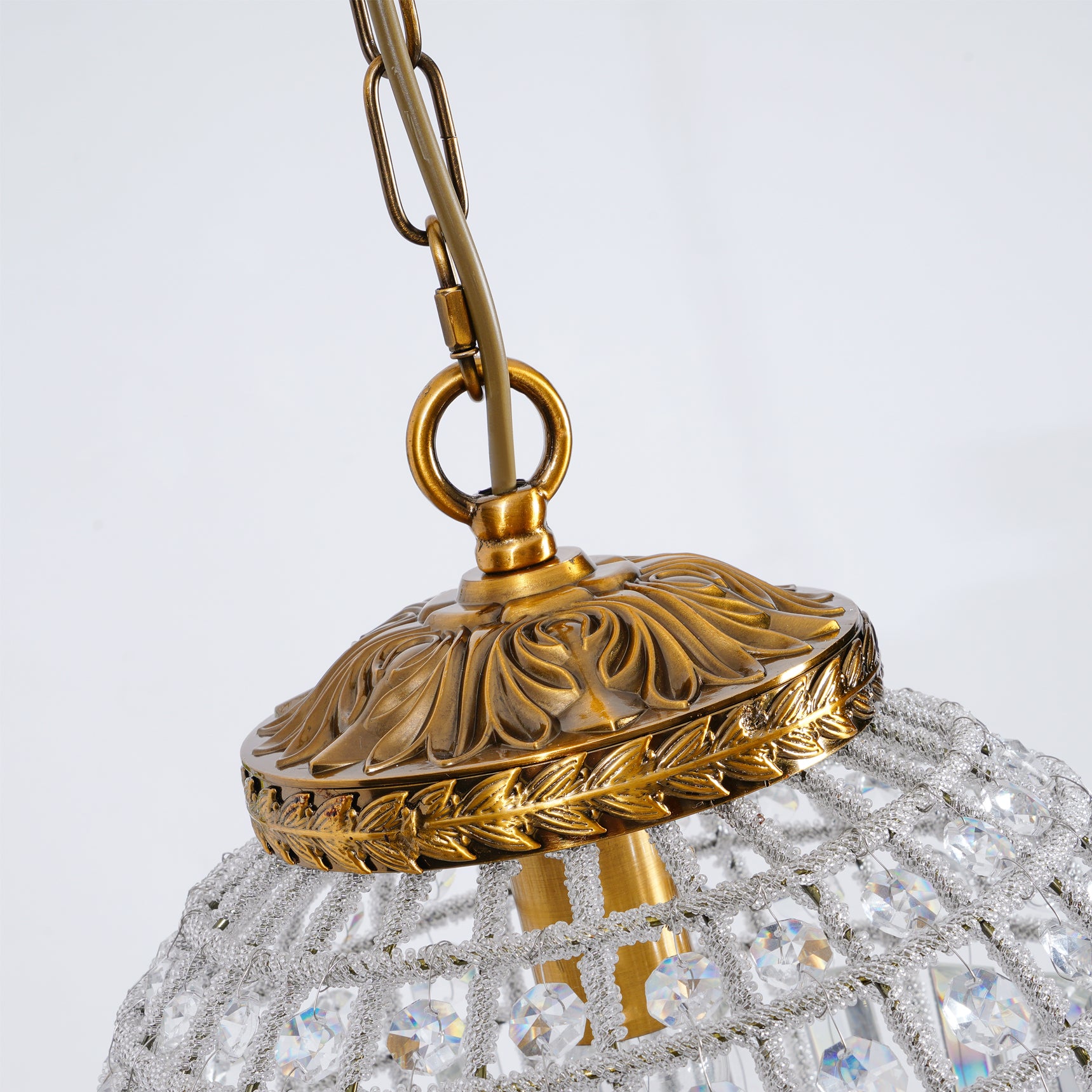 Traditional Gold Globe Chandelier - Lumpaz