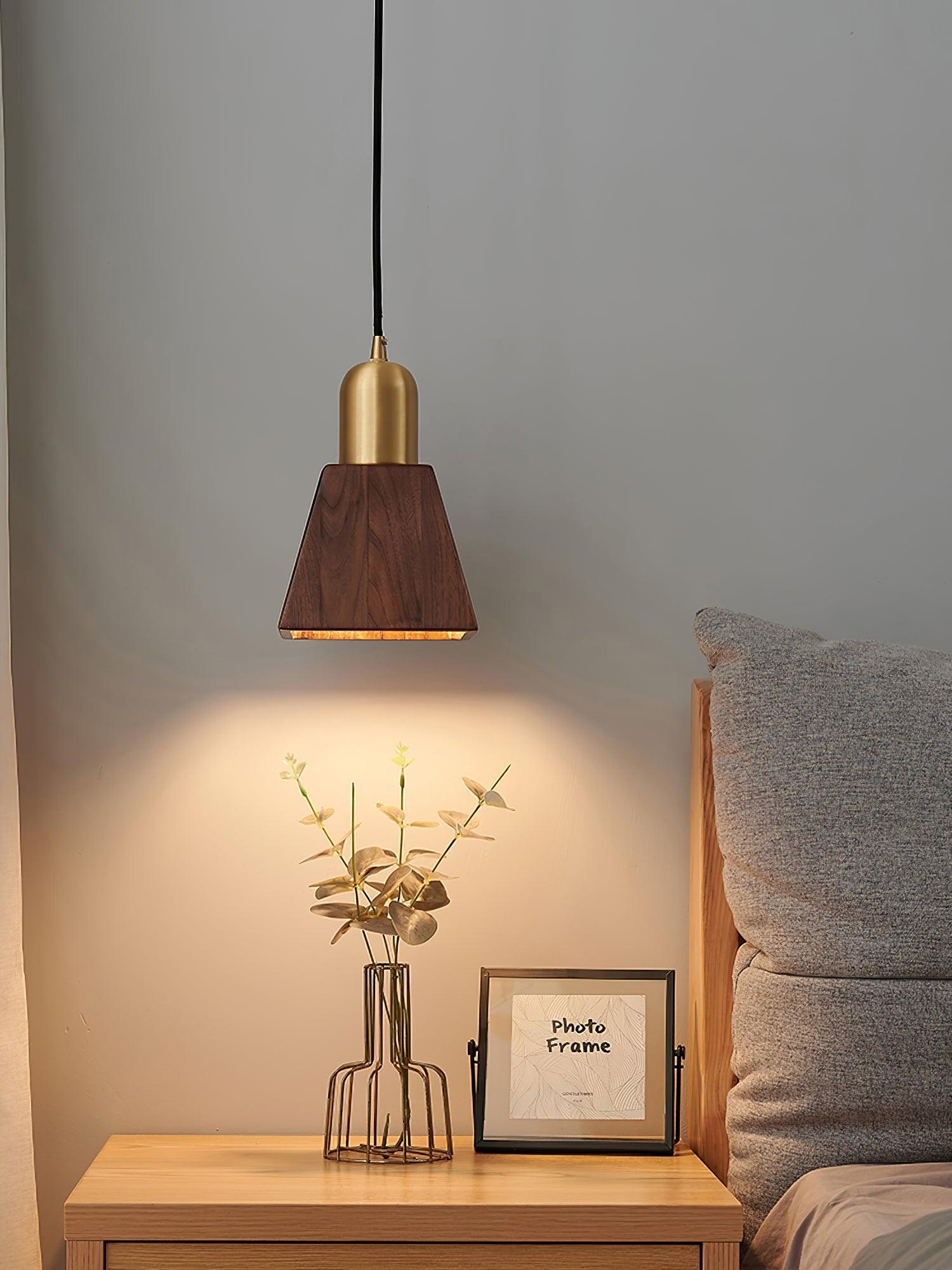 Lyfa Walnut Pendant Light - Lumpaz