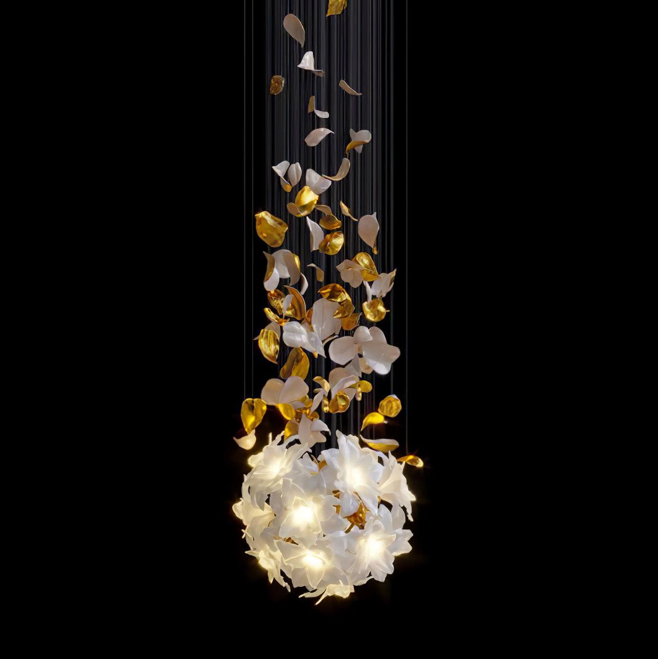 Flying Flowers Fluttering Chandelier - Lumpaz