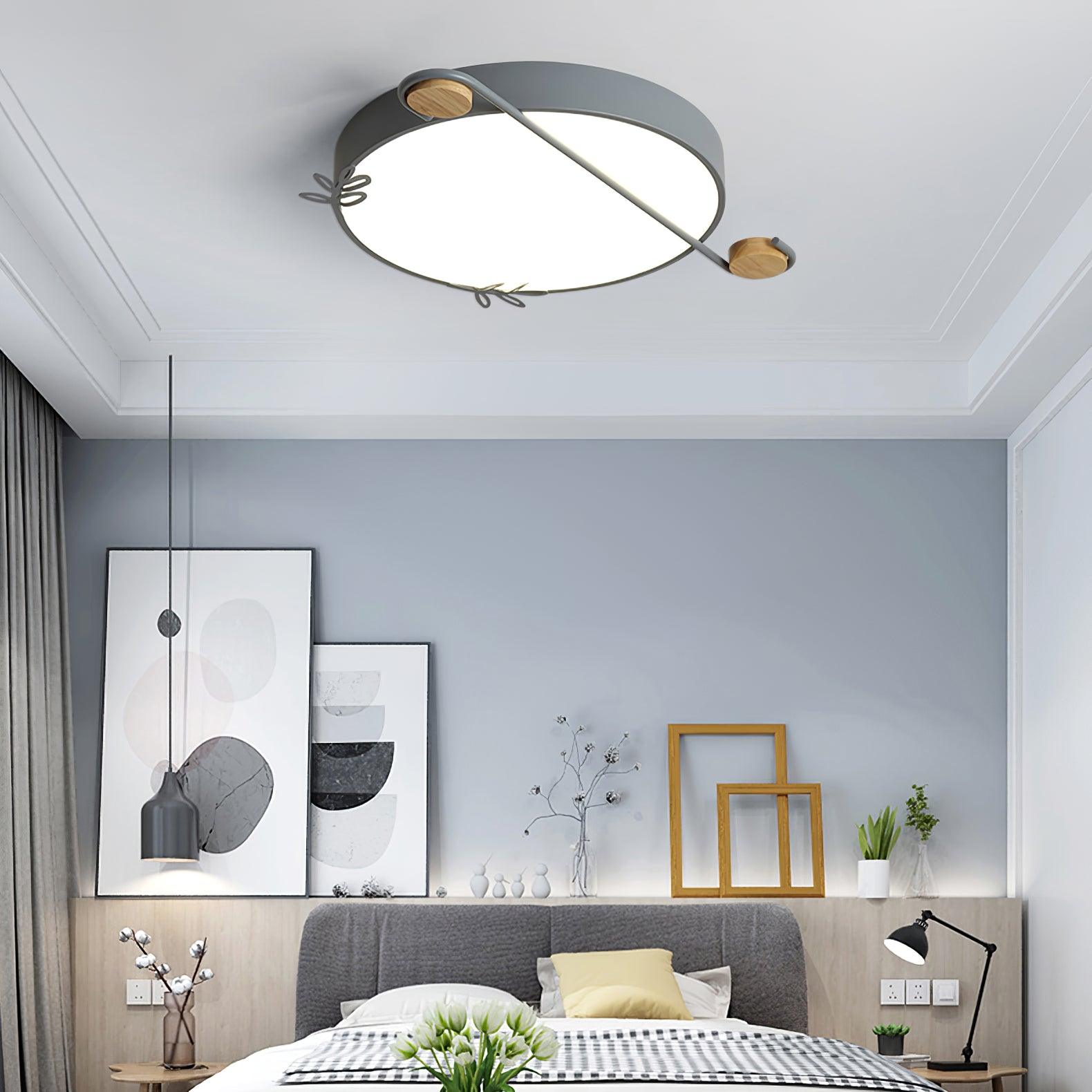 Musical Note Round Ceiling Lamp - Lumpaz