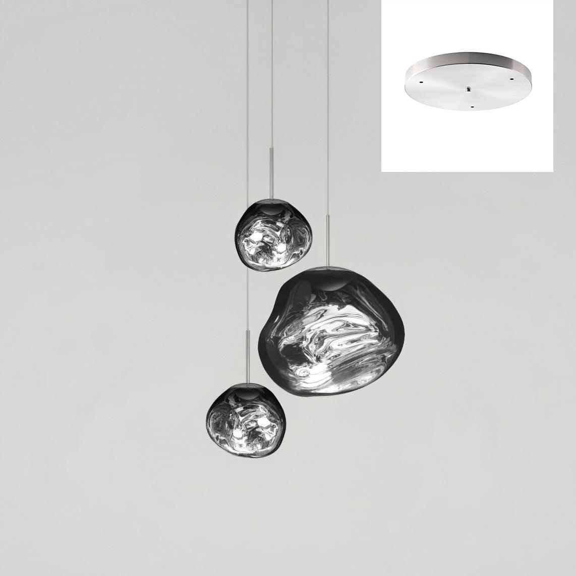 Multi Lava Round Pendant Lamp - Lumpaz
