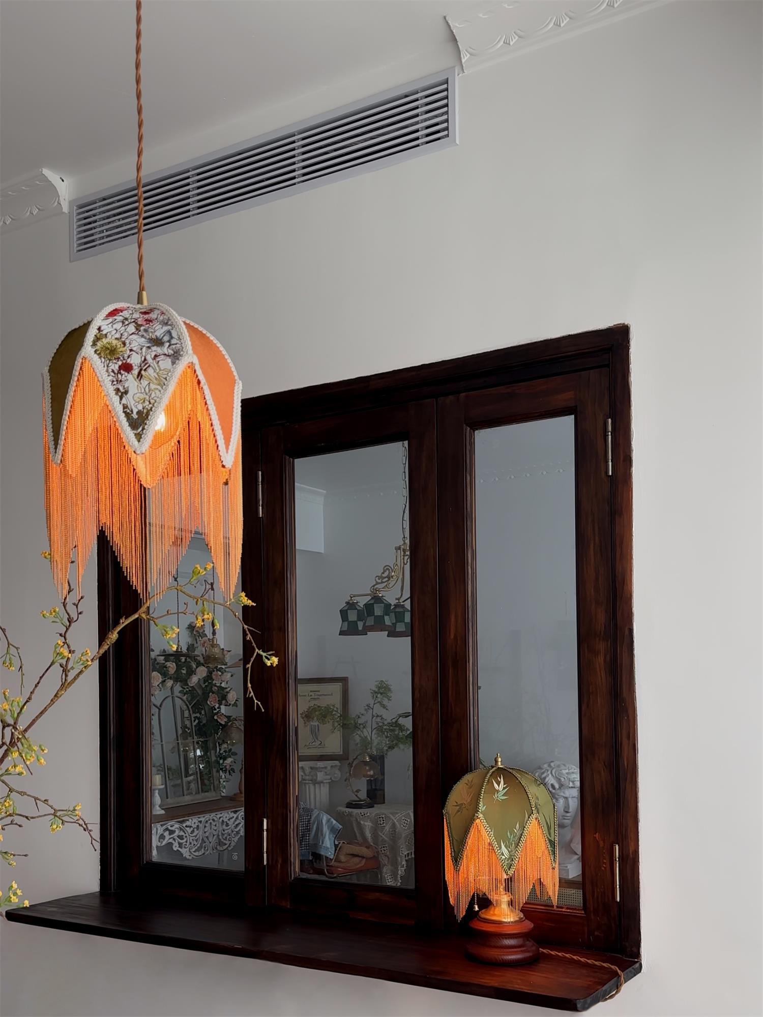Bette Fringed Pendant Lamp - Lumpaz