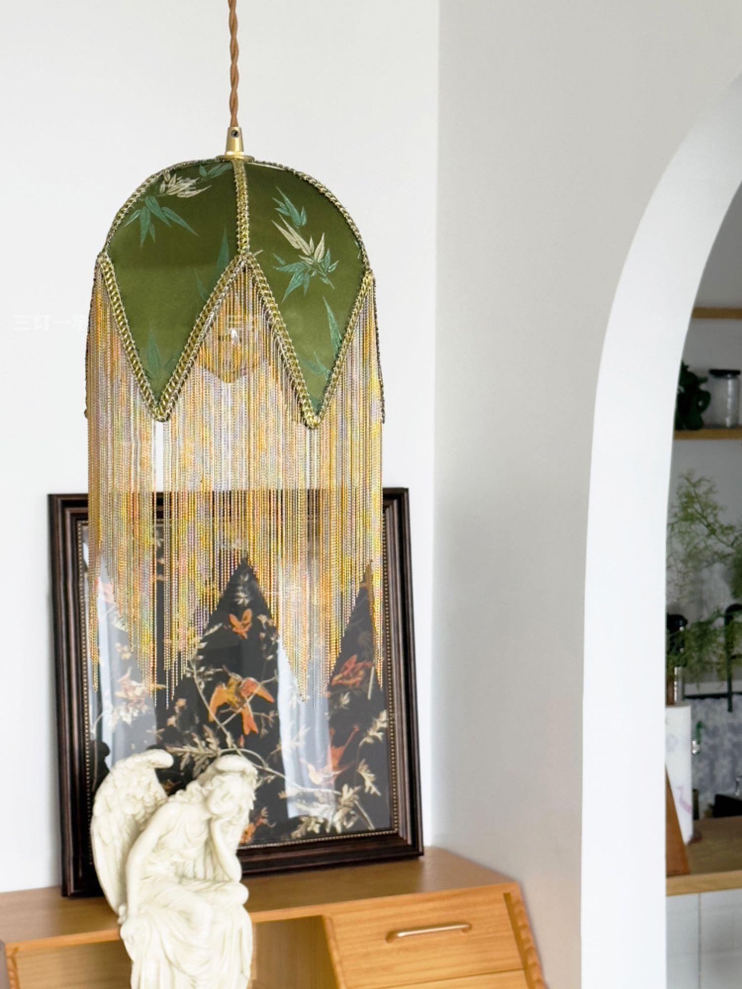 Bette Fringed Pendant Lamp - Lumpaz