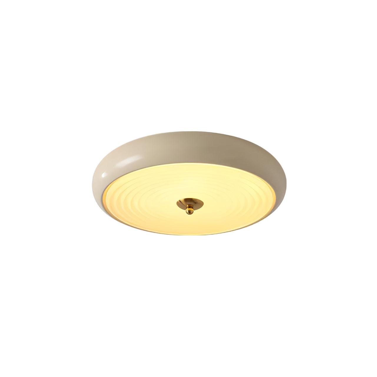 Ripple Cream Ceiling Lamp - Lumpaz
