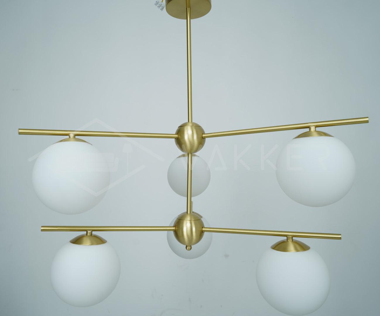 Sphere & Stem Chandelier - Lumpaz