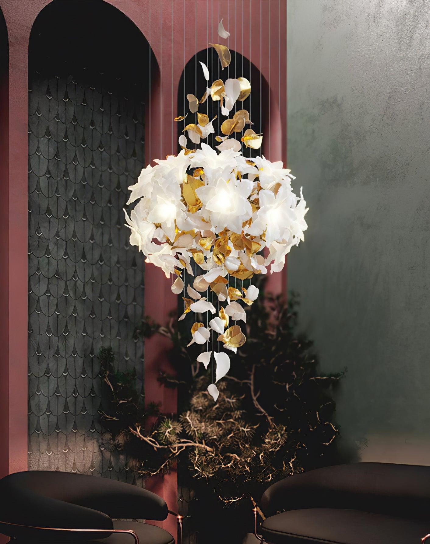 Flying Flowers Fluttering Chandelier - Lumpaz