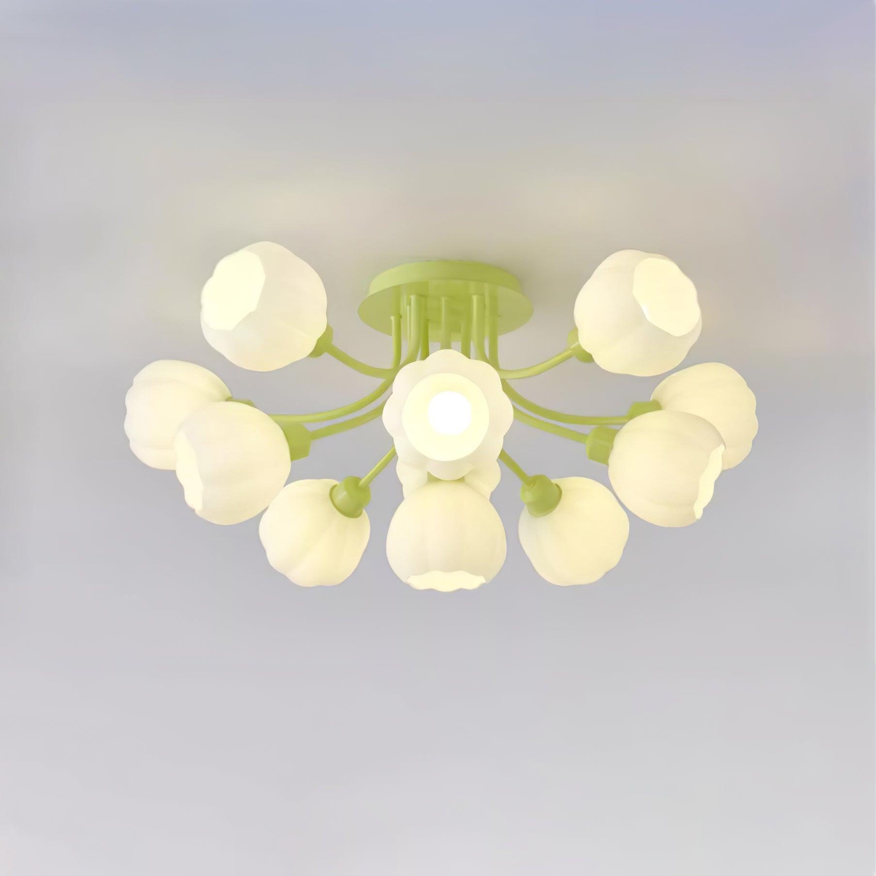 Pumpkin Matcha Ceiling Lamp - Lumpaz