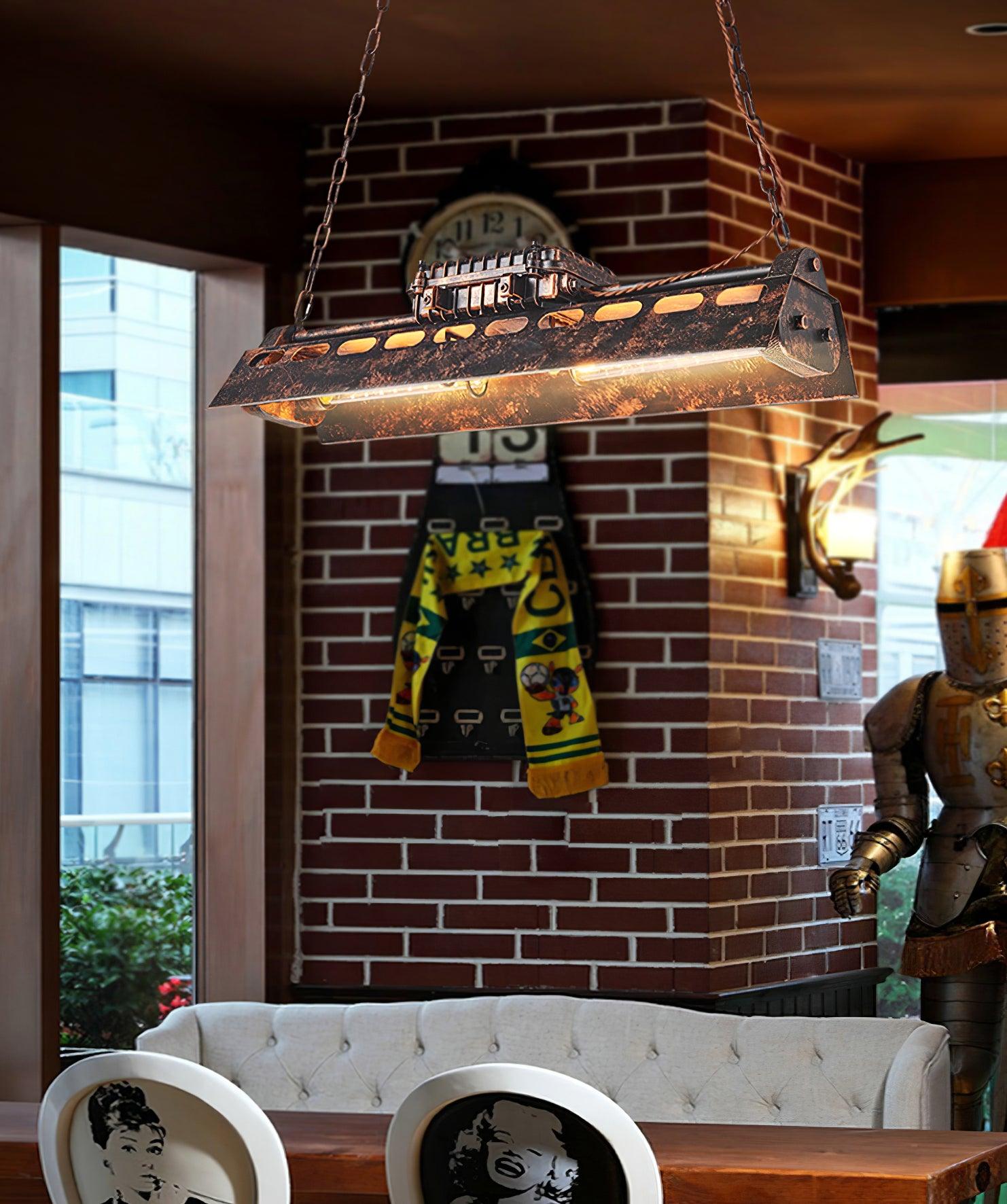 Industrial Steampunk Chandelier - Lumpaz