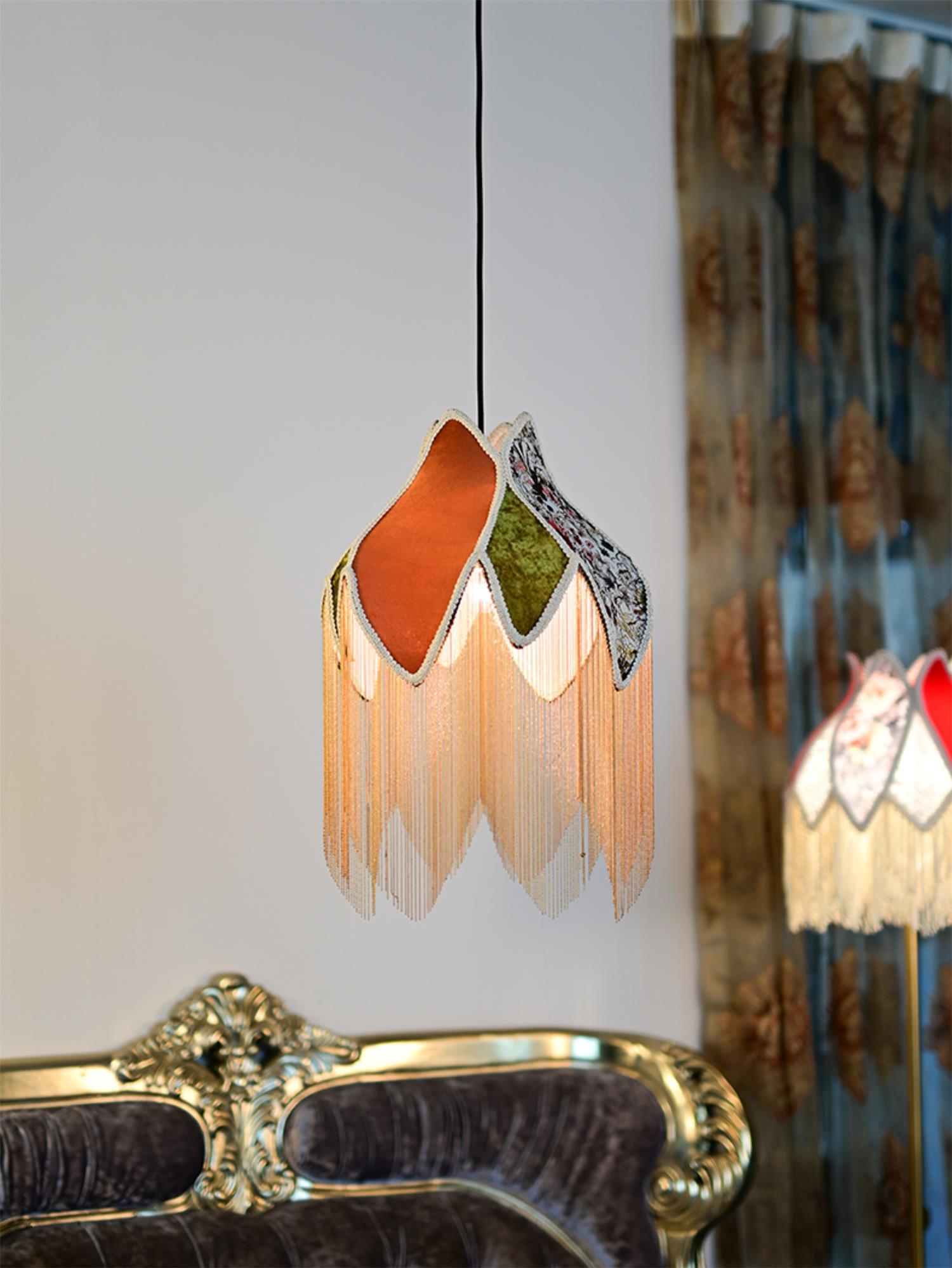 Bette Fringed Pendant Lamp - Lumpaz