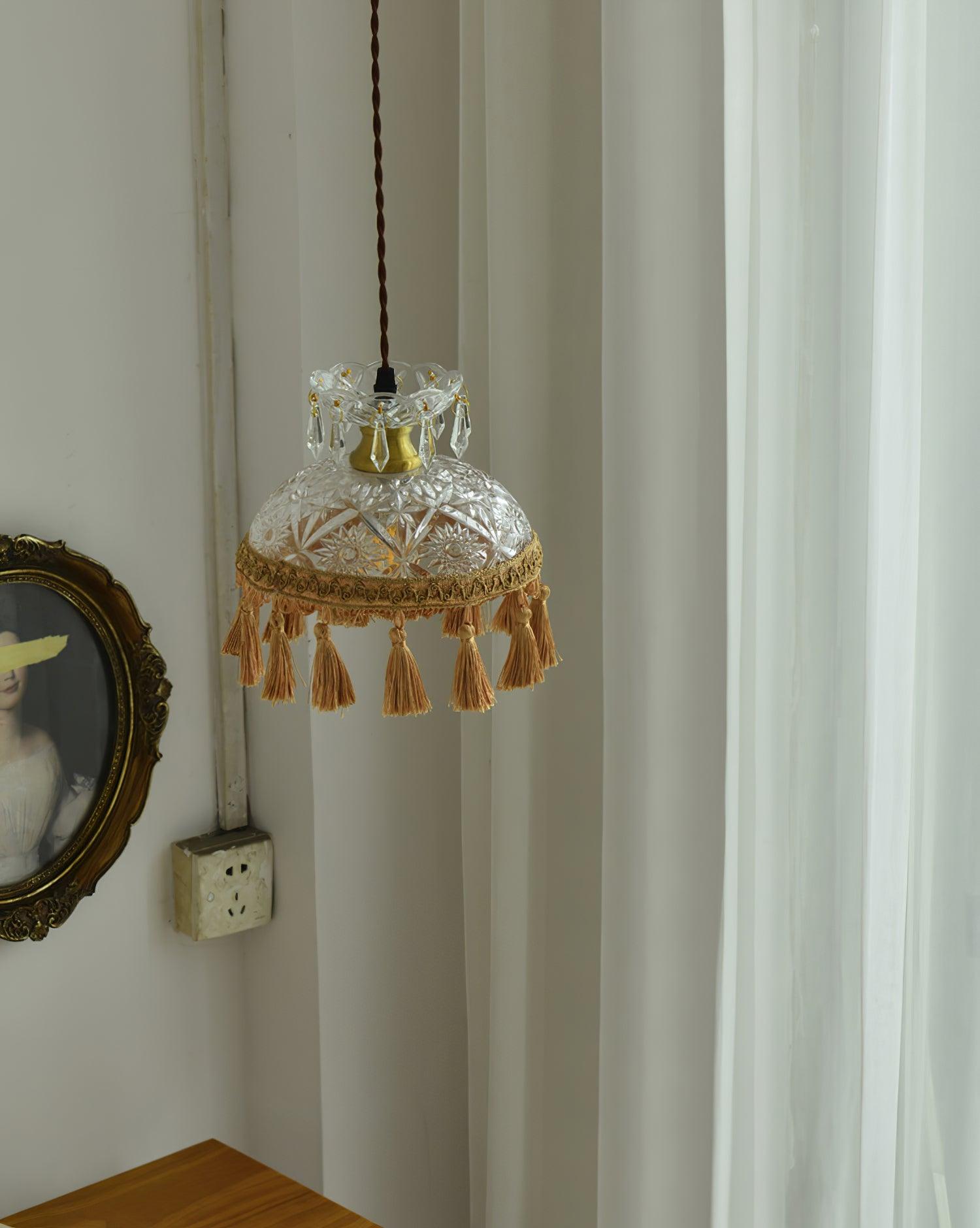 Bowl Tassel Pendant Light - Lumpaz