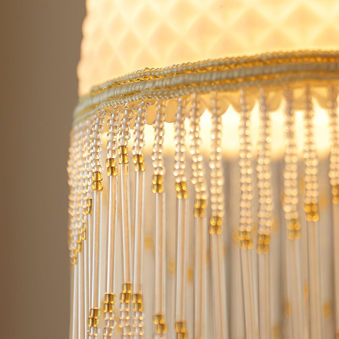 Mesh Tassel Glass Pendant Light - Lumpaz
