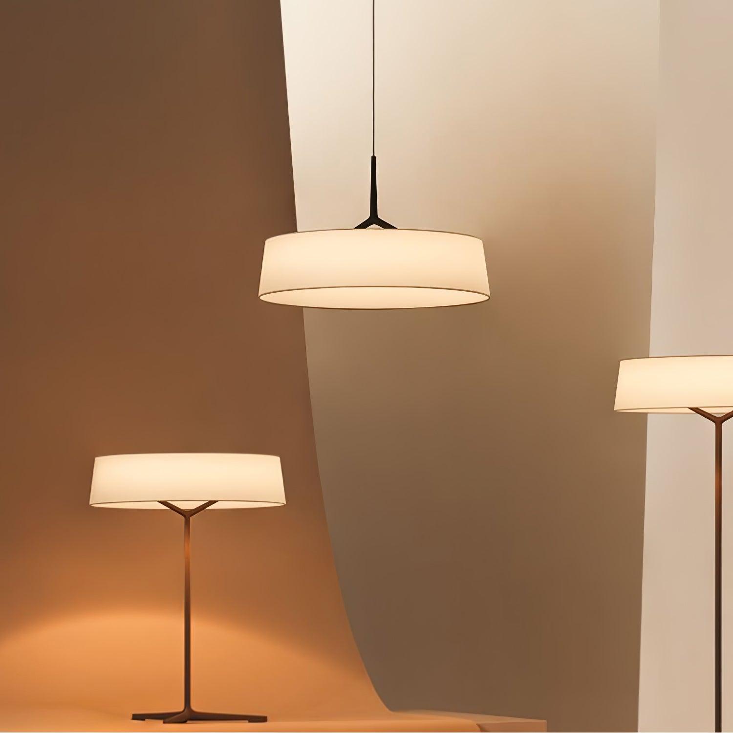 Paper Glow Circular Pendant Lamp - Lumpaz