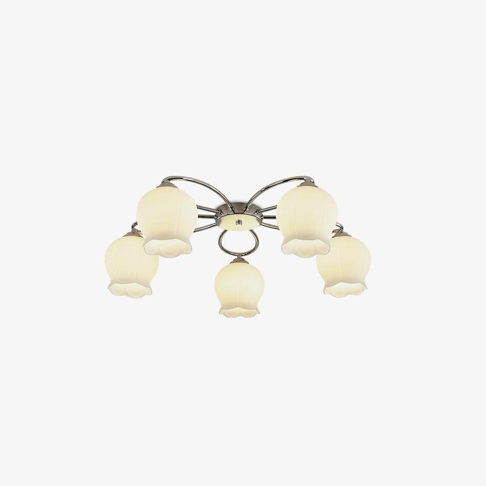 Floral Glass Ceiling Lamp - Lumpaz