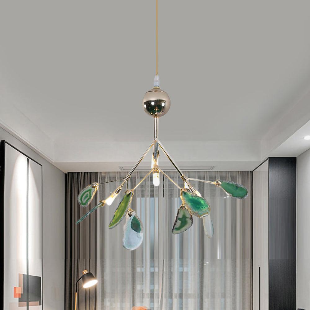 Agate Flake Chandelier - Lumpaz
