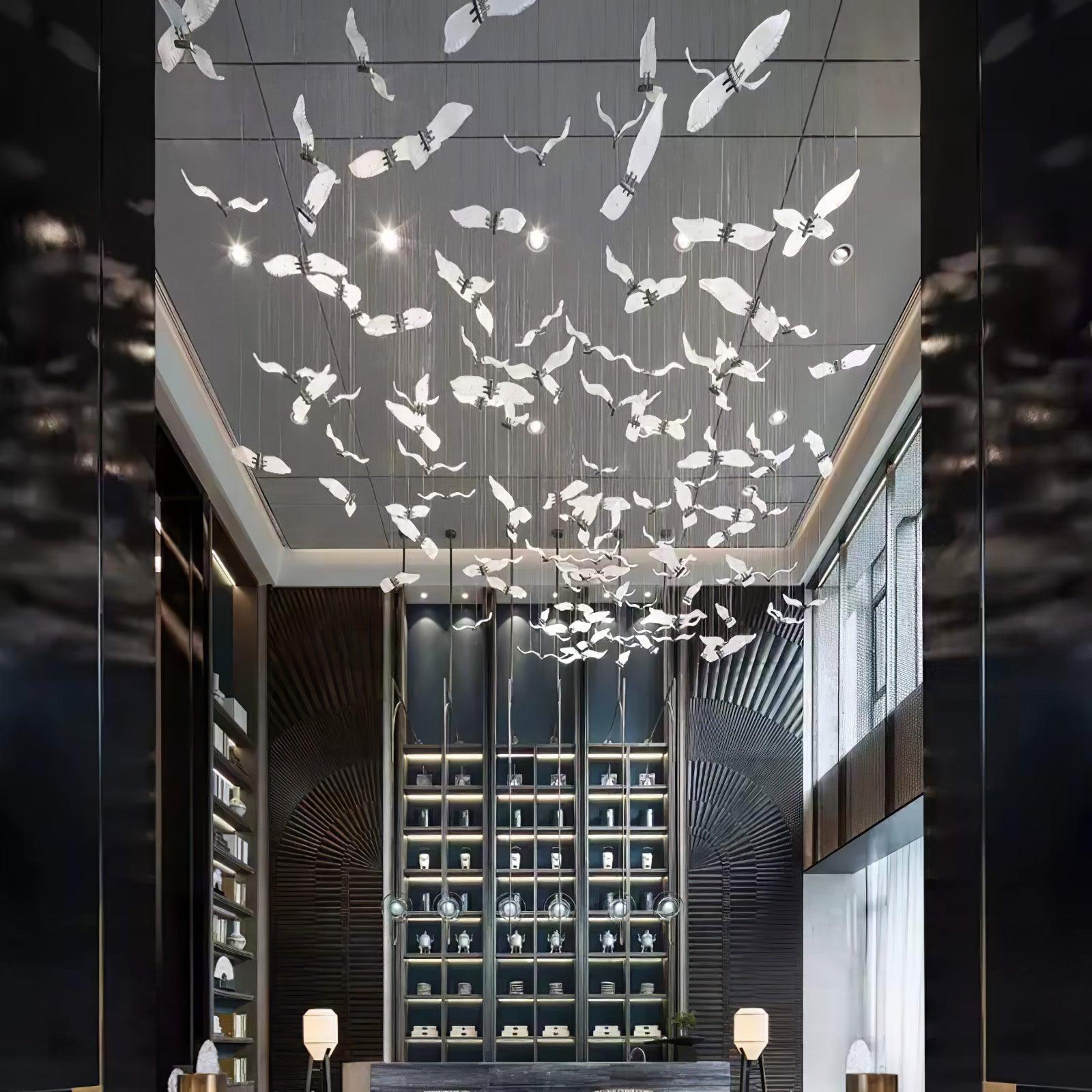 Large Seagull Chandelier - Lumpaz