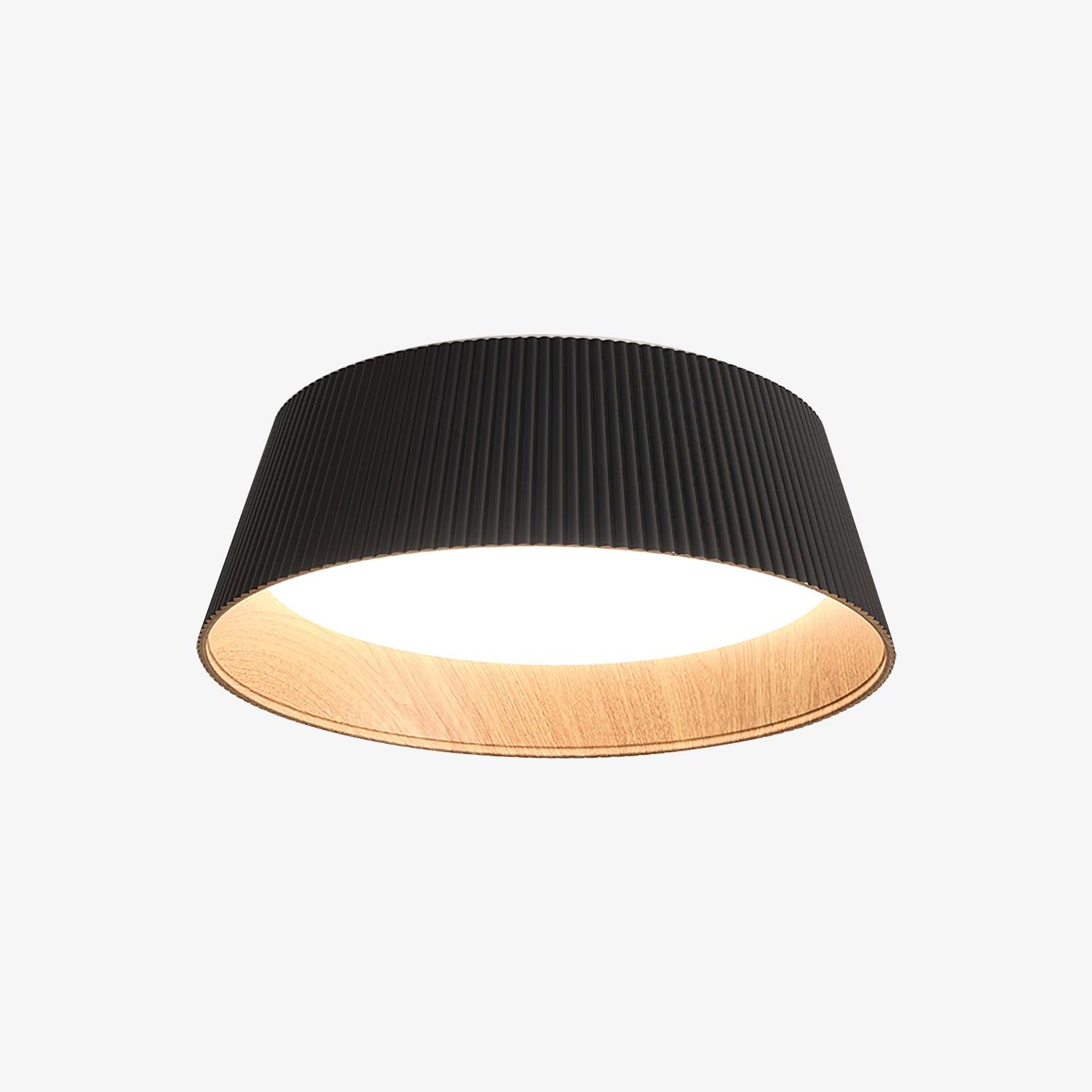 Modern Ribbed Ceiling Light - Lumpaz