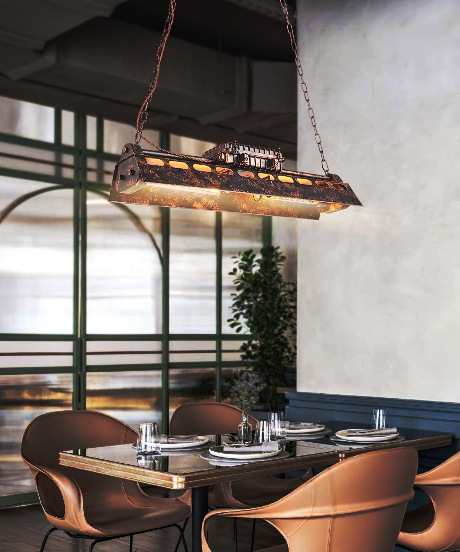 Industrial Steampunk Chandelier - Lumpaz