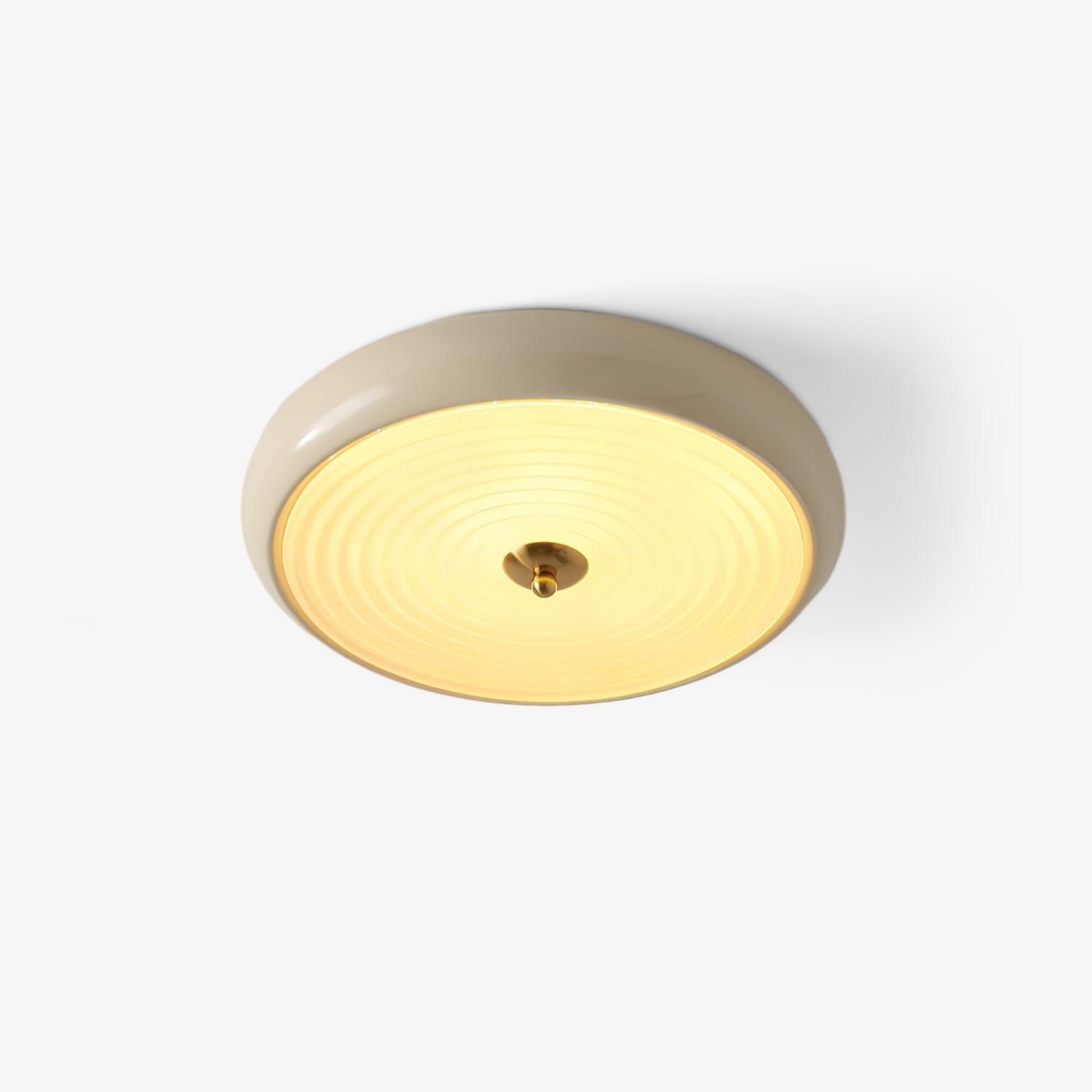 Ripple Cream Ceiling Lamp - Lumpaz