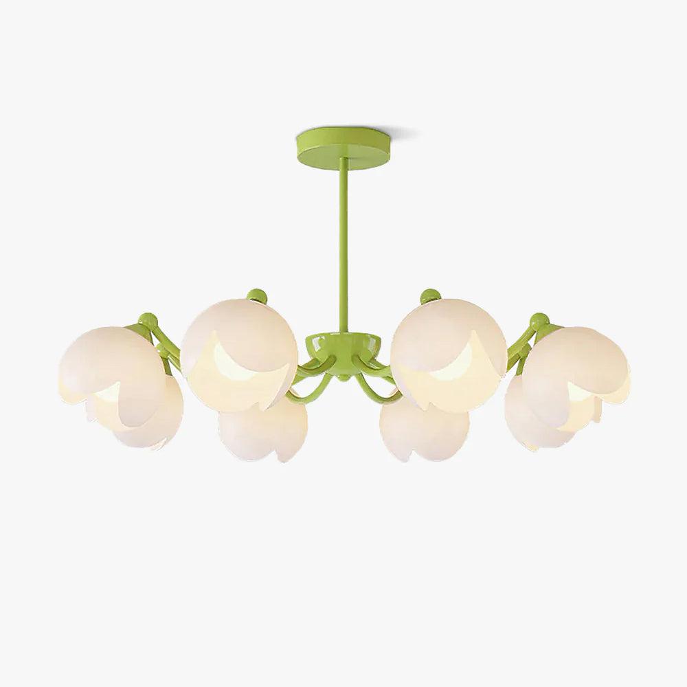 Murano Cream Chandelier - Lumpaz