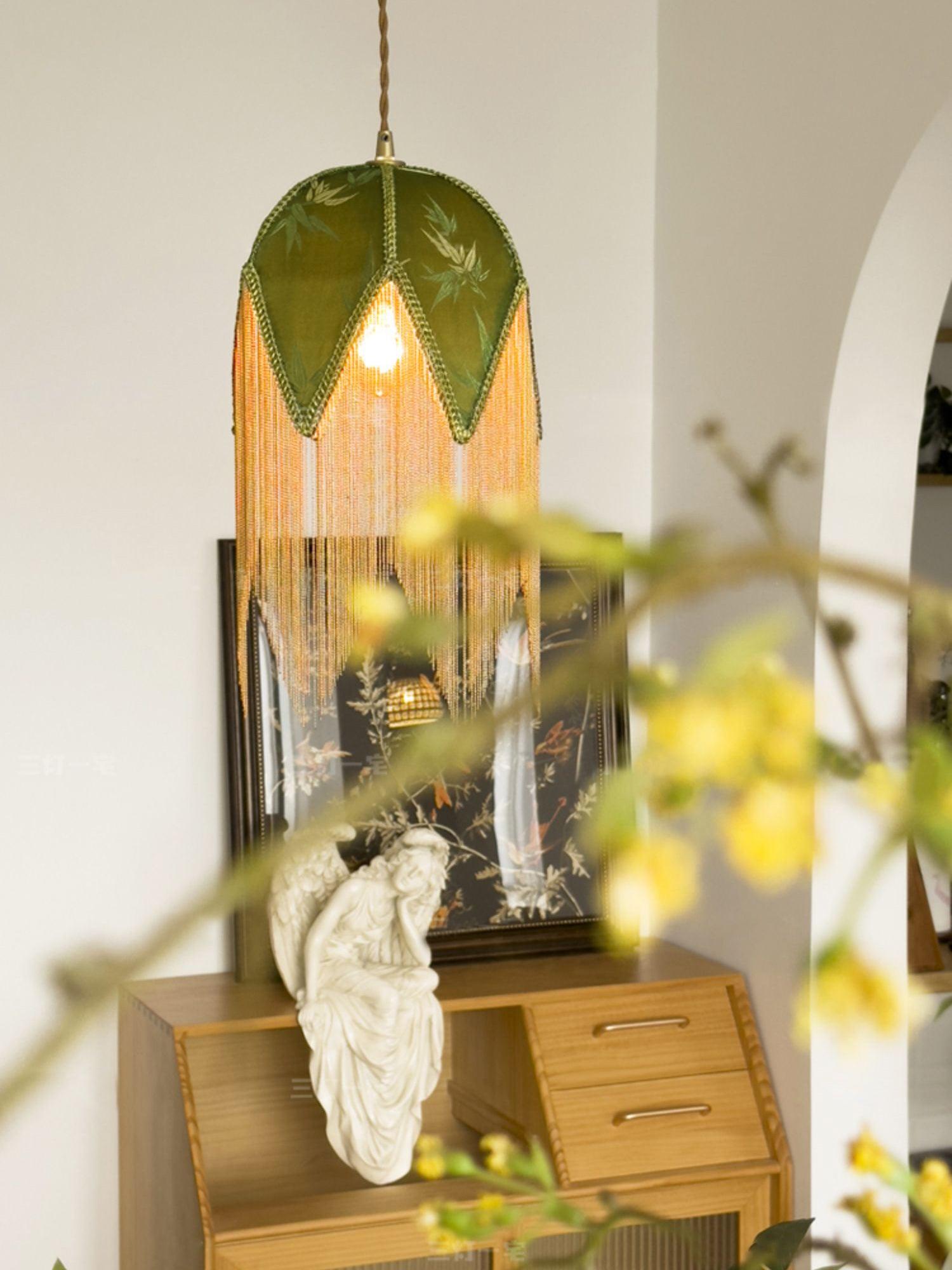 Bette Fringed Pendant Lamp - Lumpaz