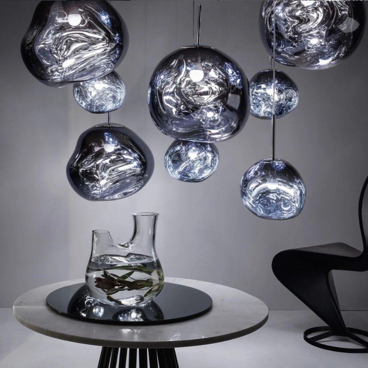 Multi Lava Round Pendant Lamp - Lumpaz