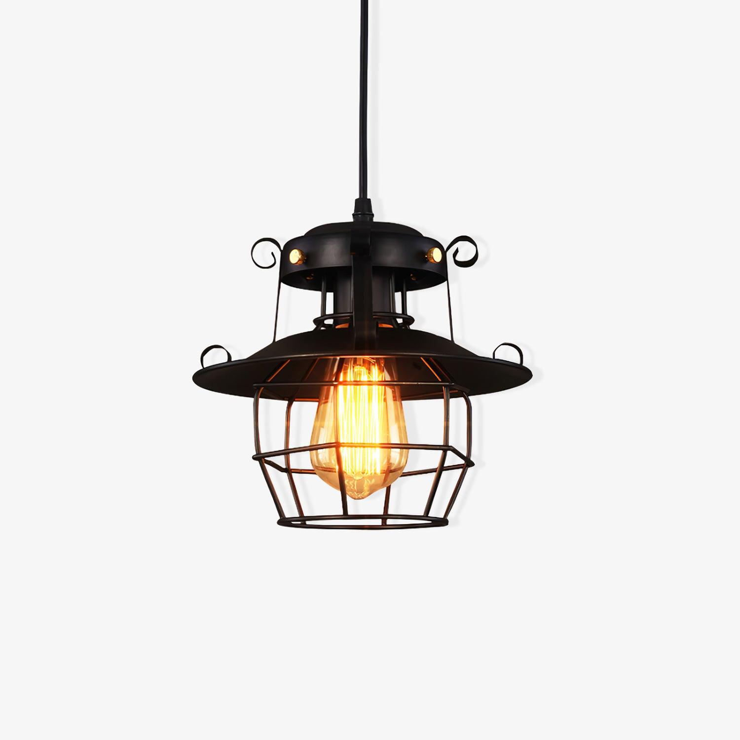 Retro Birdcage Pendant Light - Lumpaz