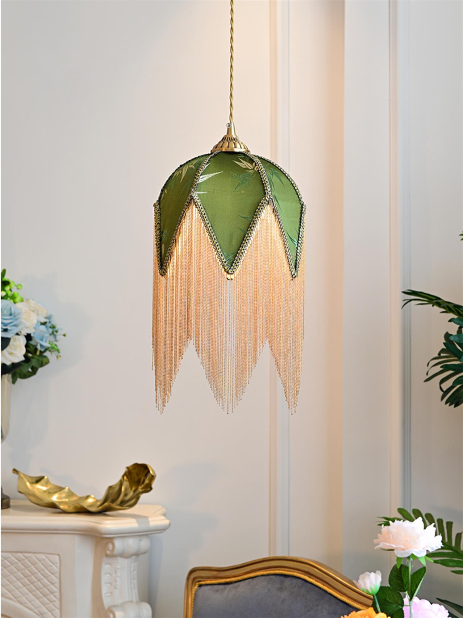 Bette Fringed Pendant Lamp - Lumpaz