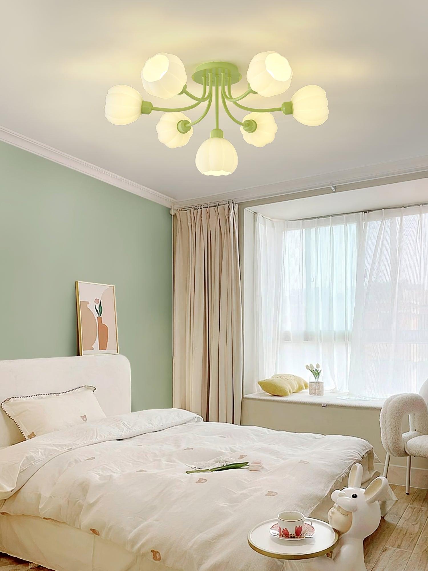 Pumpkin Matcha Ceiling Lamp - Lumpaz