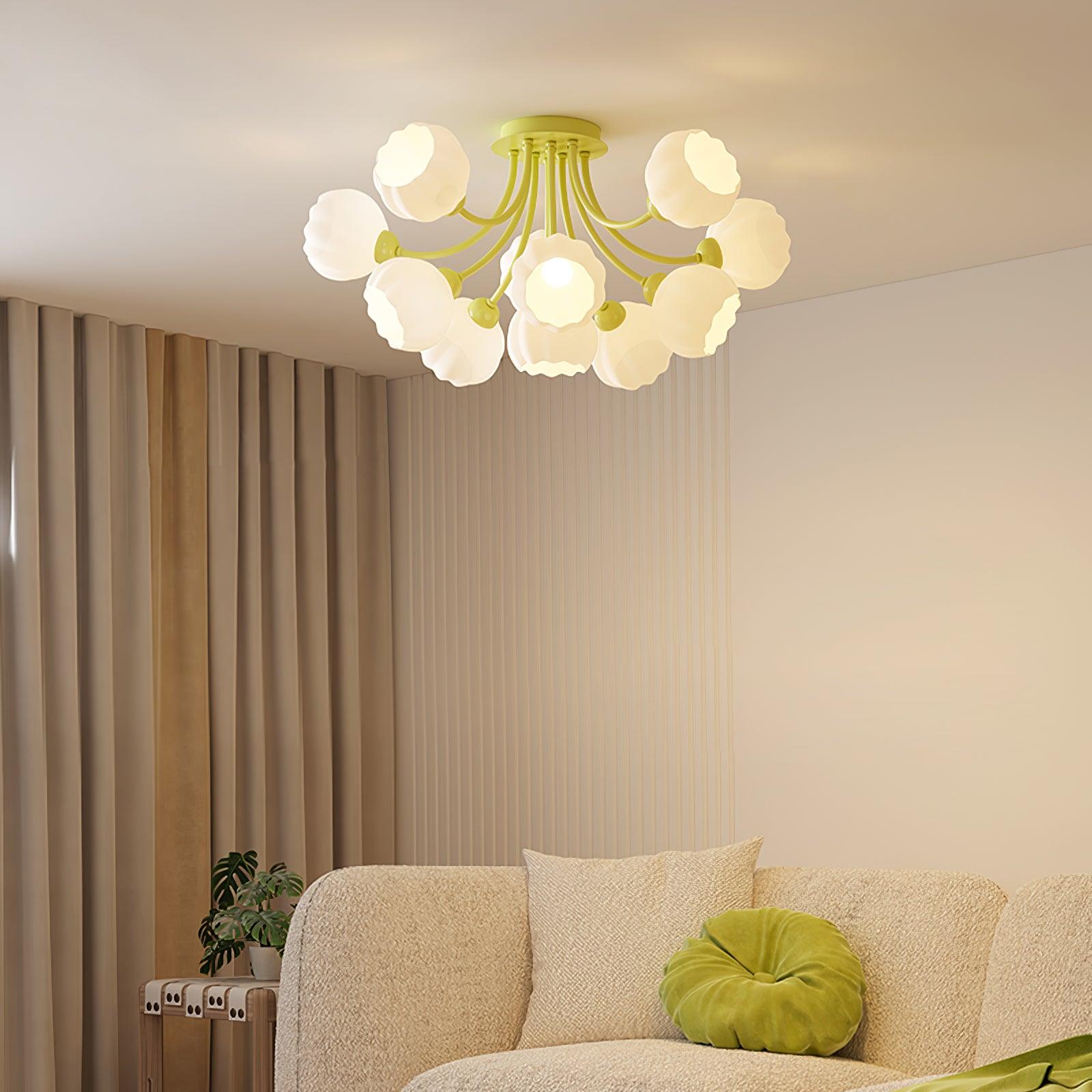 Pumpkin Matcha Ceiling Lamp - Lumpaz