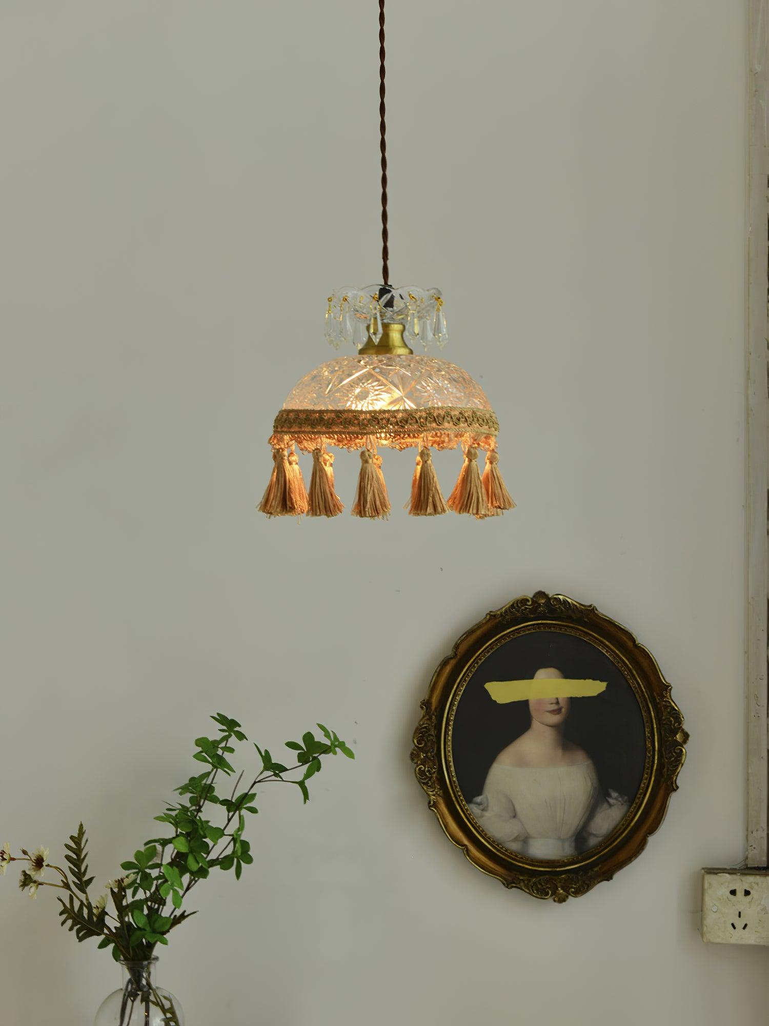 Bowl Tassel Pendant Light - Lumpaz