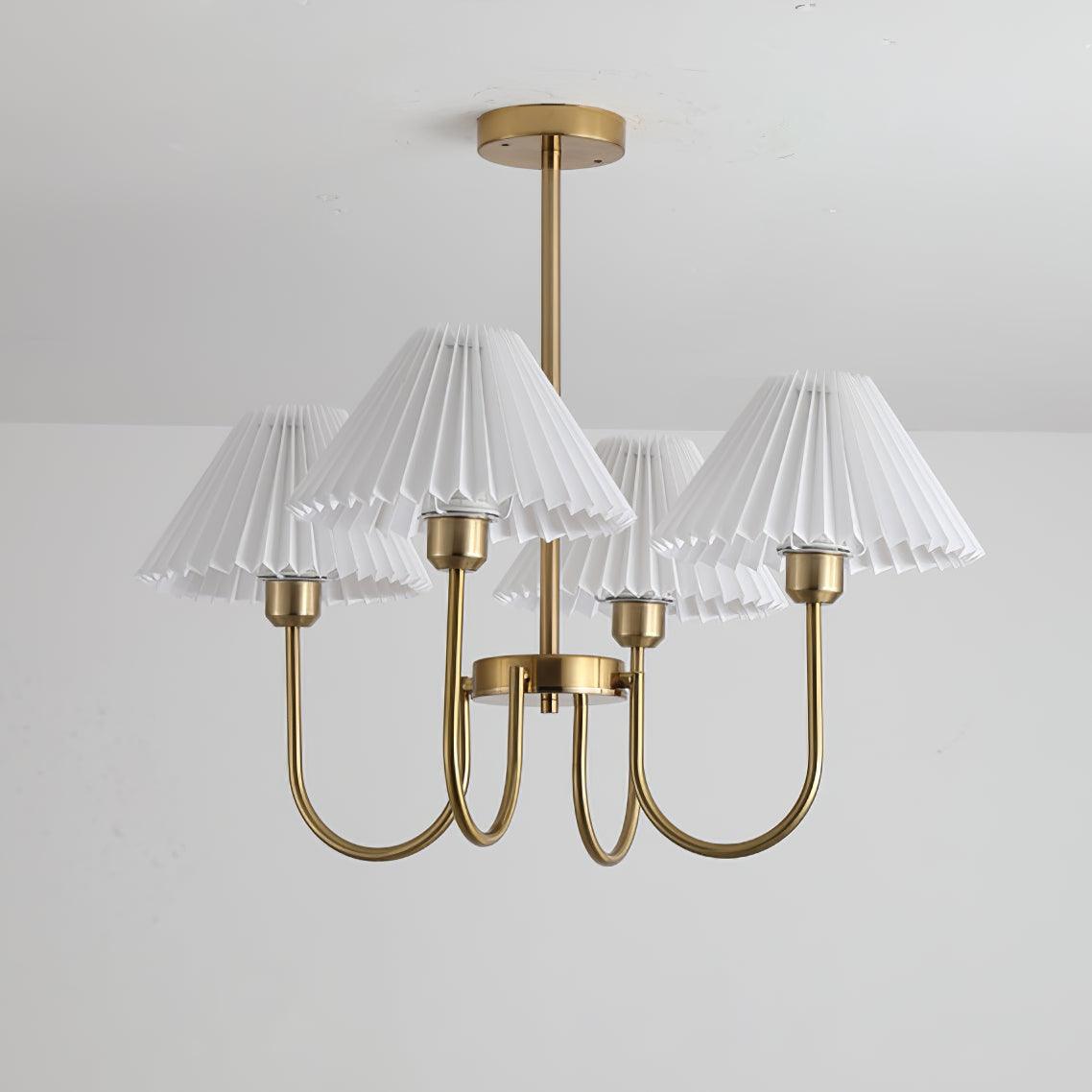 Lenore Pleated Chandelier - Lumpaz