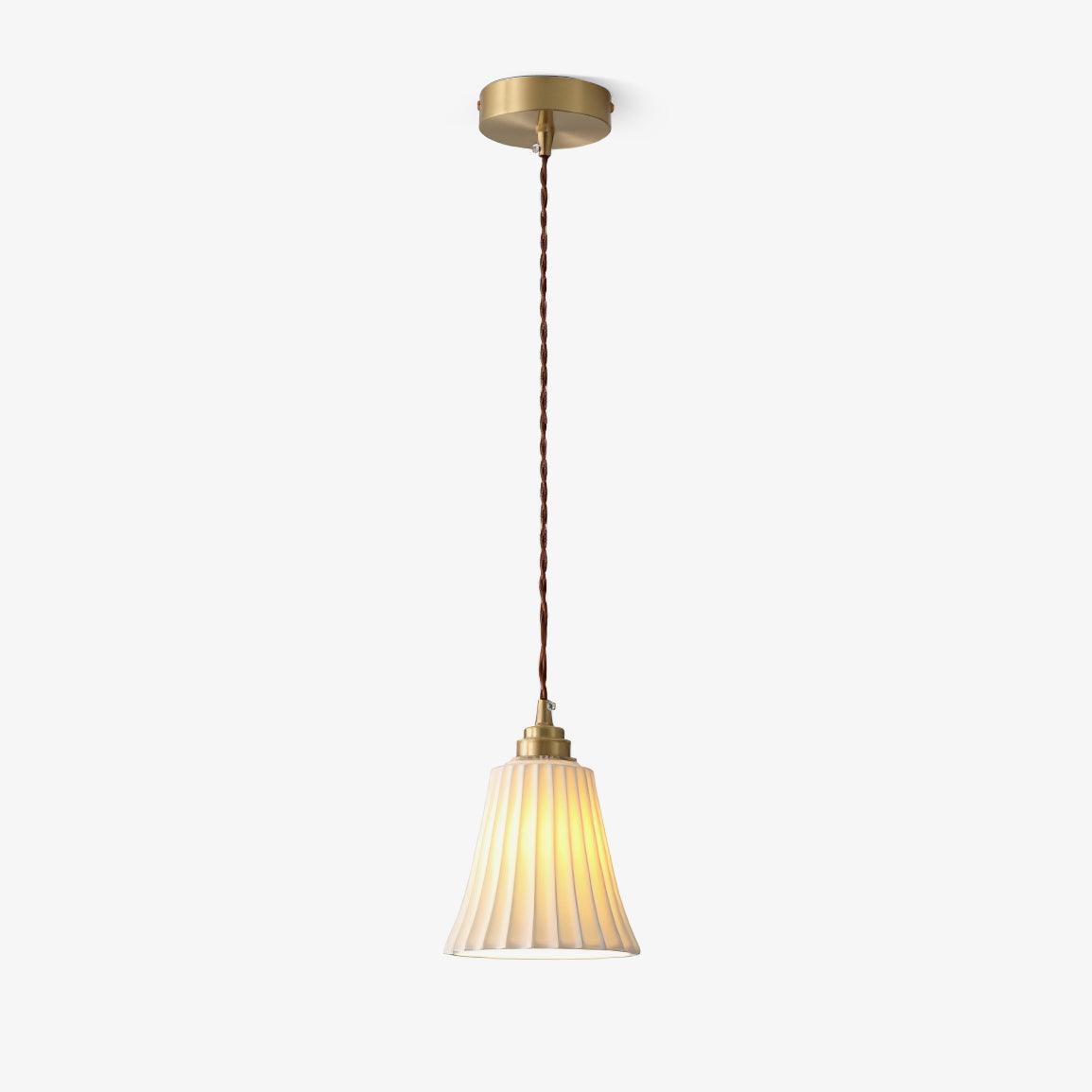 Trumpet Ceramic Pendant Light - Lumpaz