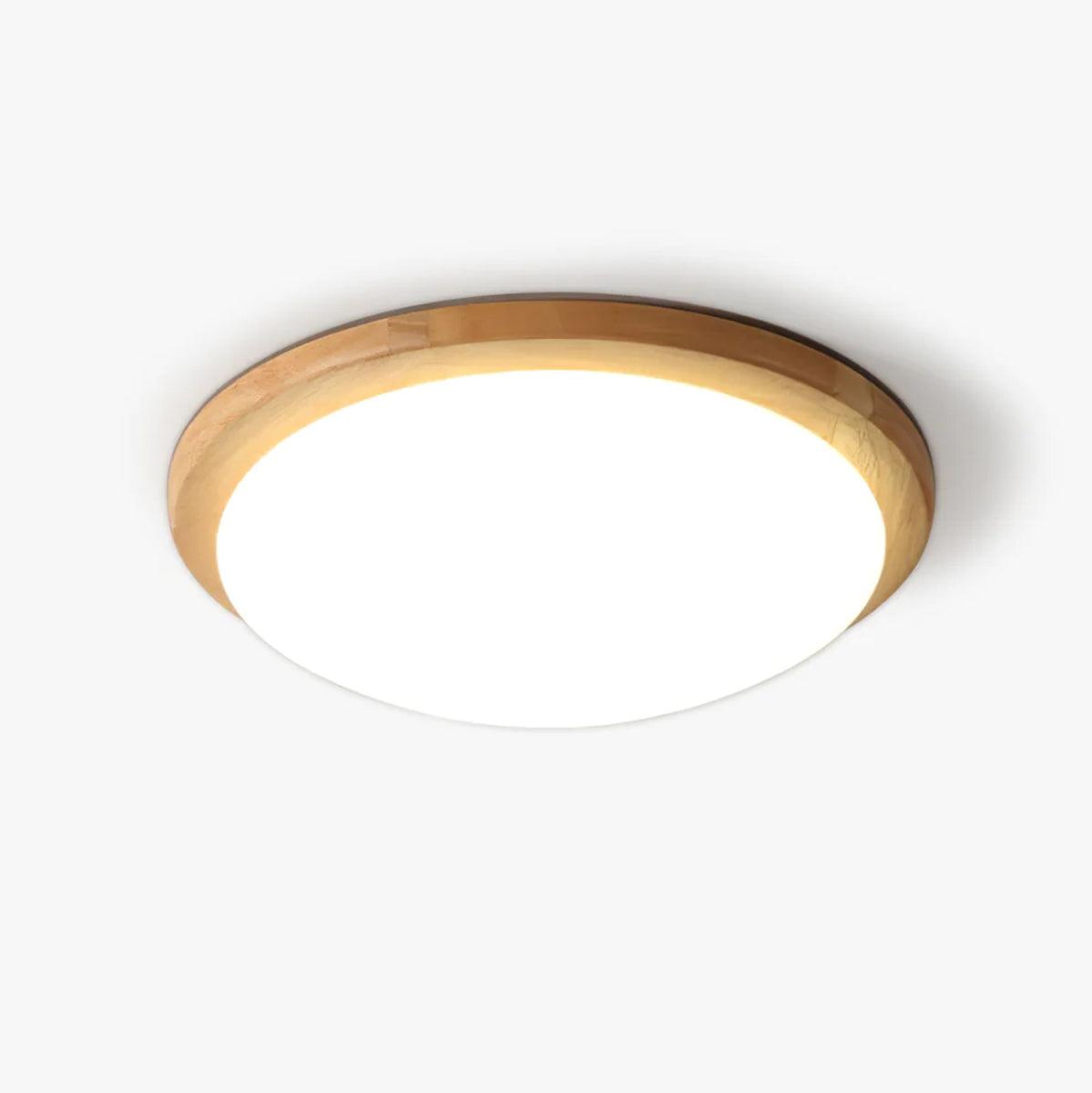Drum Wood Ceiling Lamp - Lumpaz