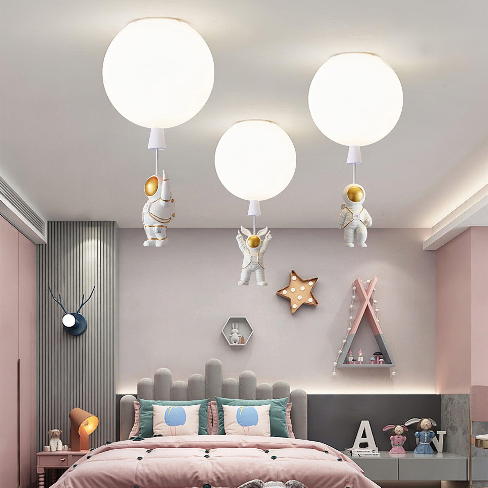 Frosted Balloon Ceiling Light - Lumpaz