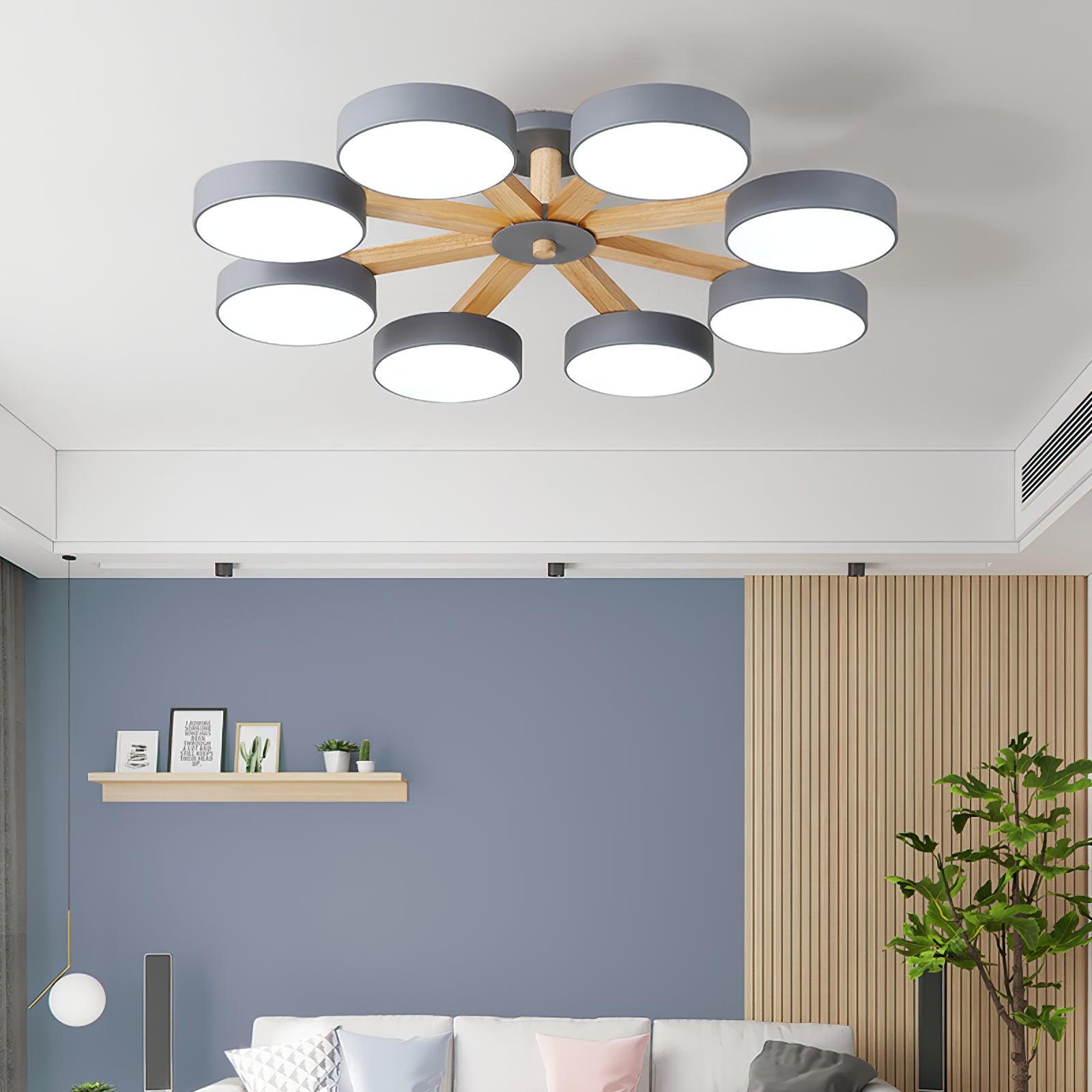 Modern Multi Stem Chandelier - Lumpaz