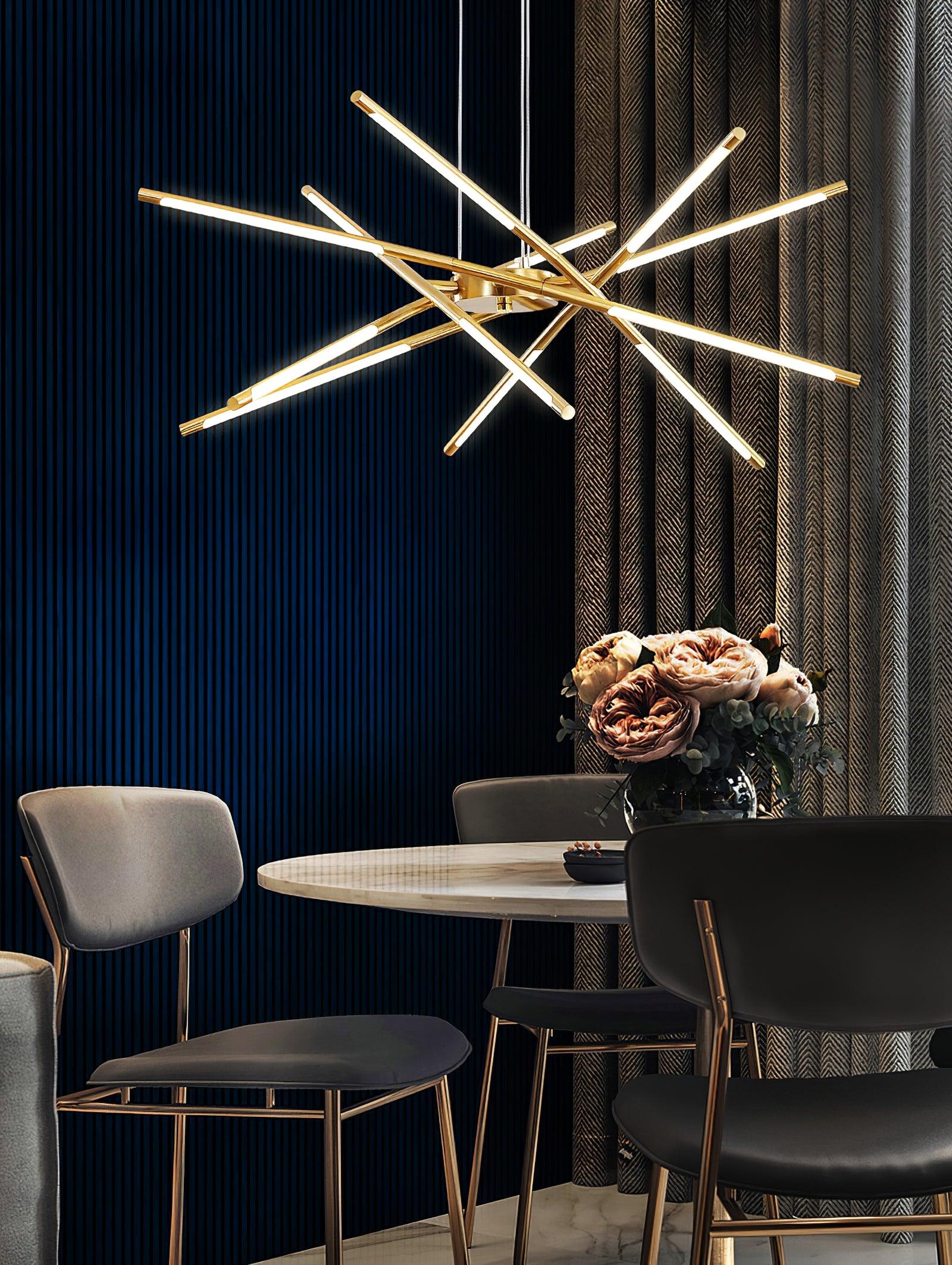 Rotatable LED Chandelier - Lumpaz