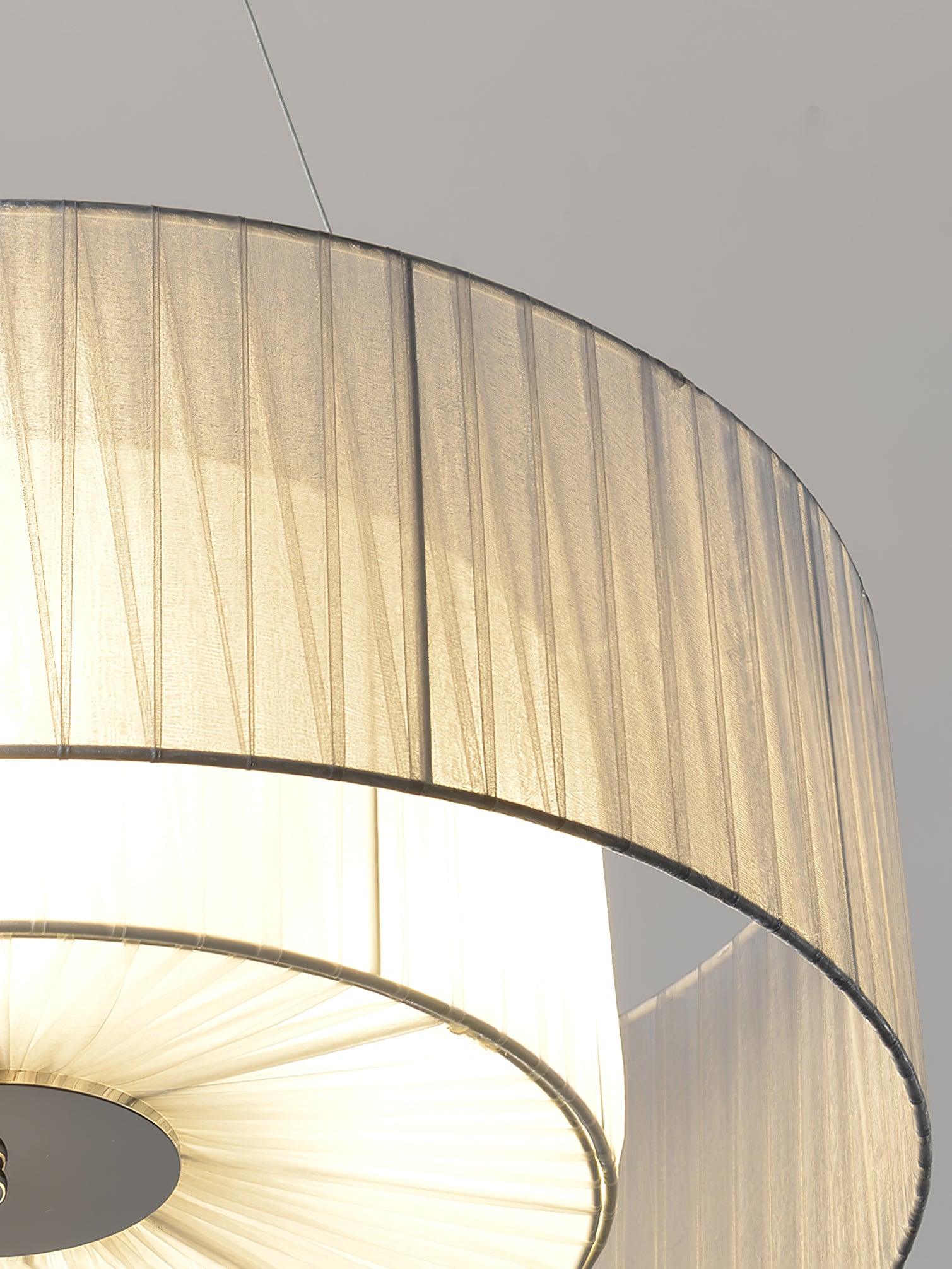 Ruffle Pleated Pendant Lamp - Lumpaz