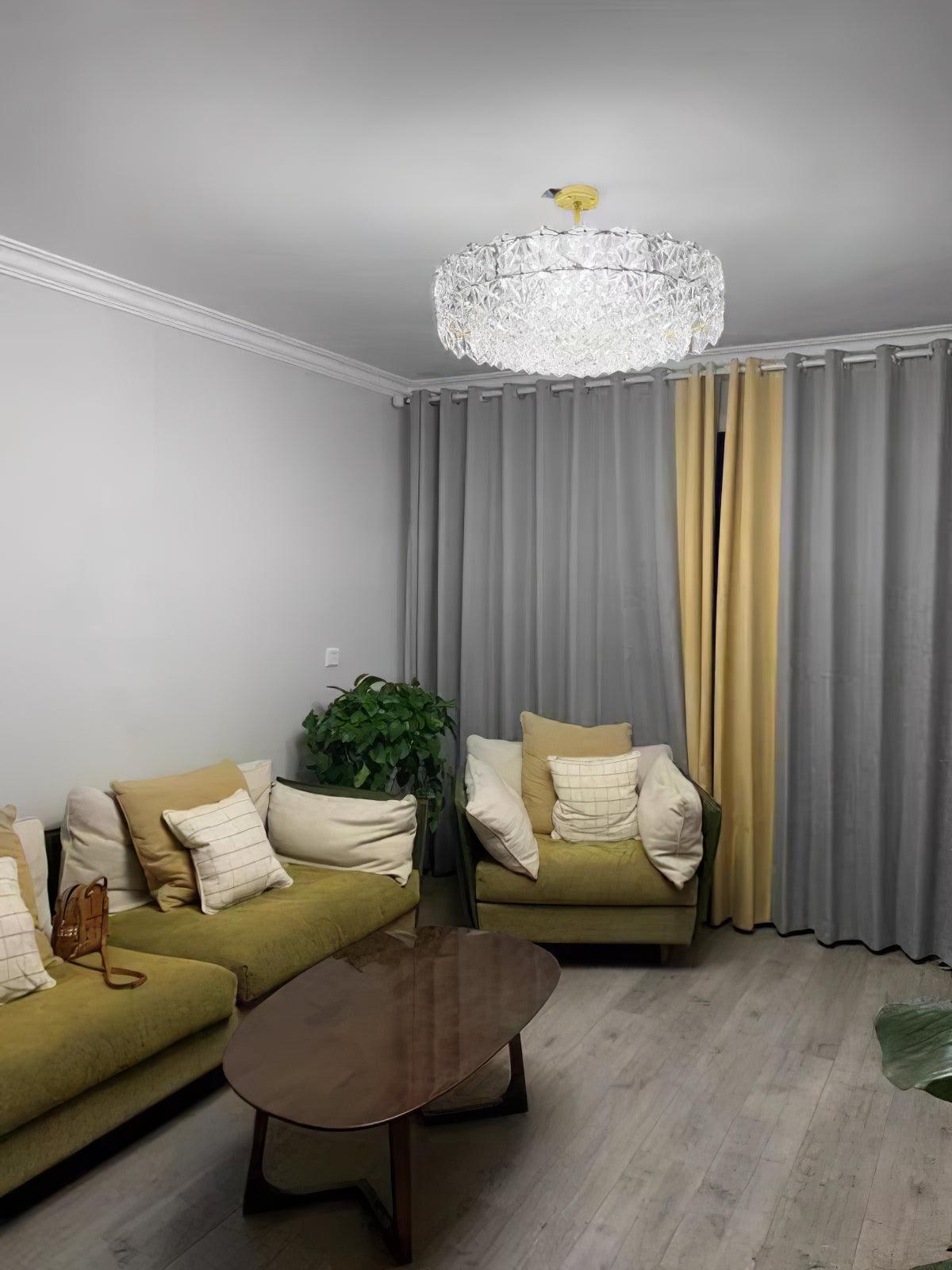 Snowflake Glass Chandelier - Lumpaz