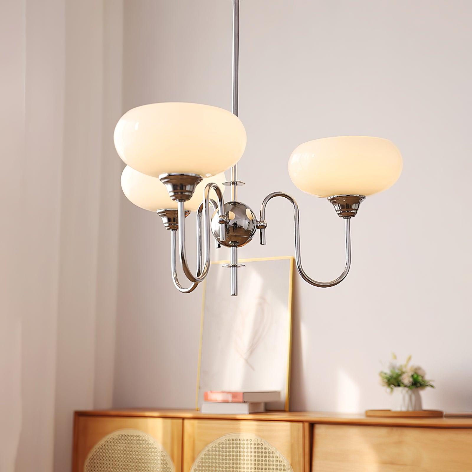 Creamy Persimmon Chandelier - Lumpaz