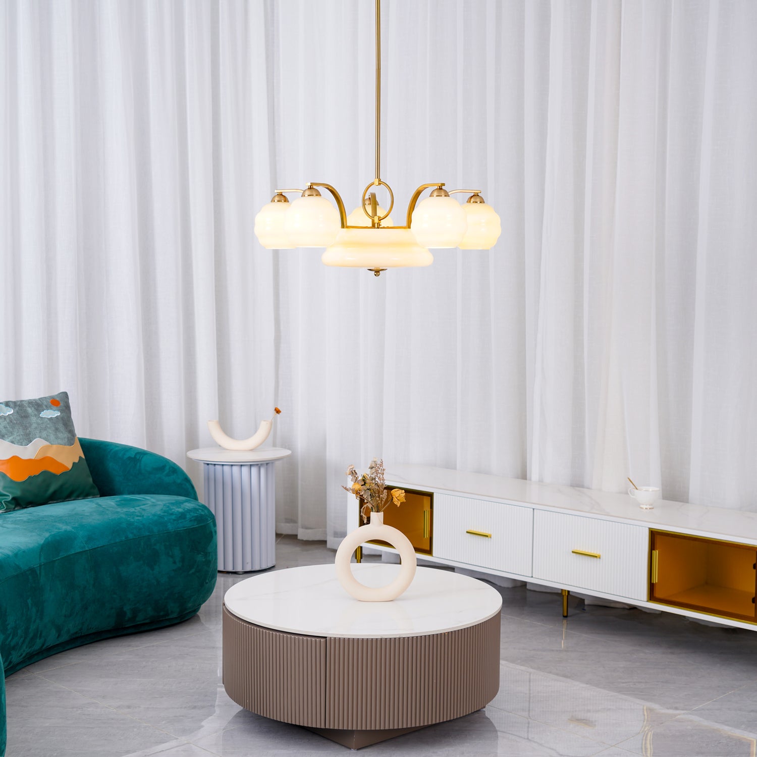 Art Deco Vintage Chandelier - Lumpaz