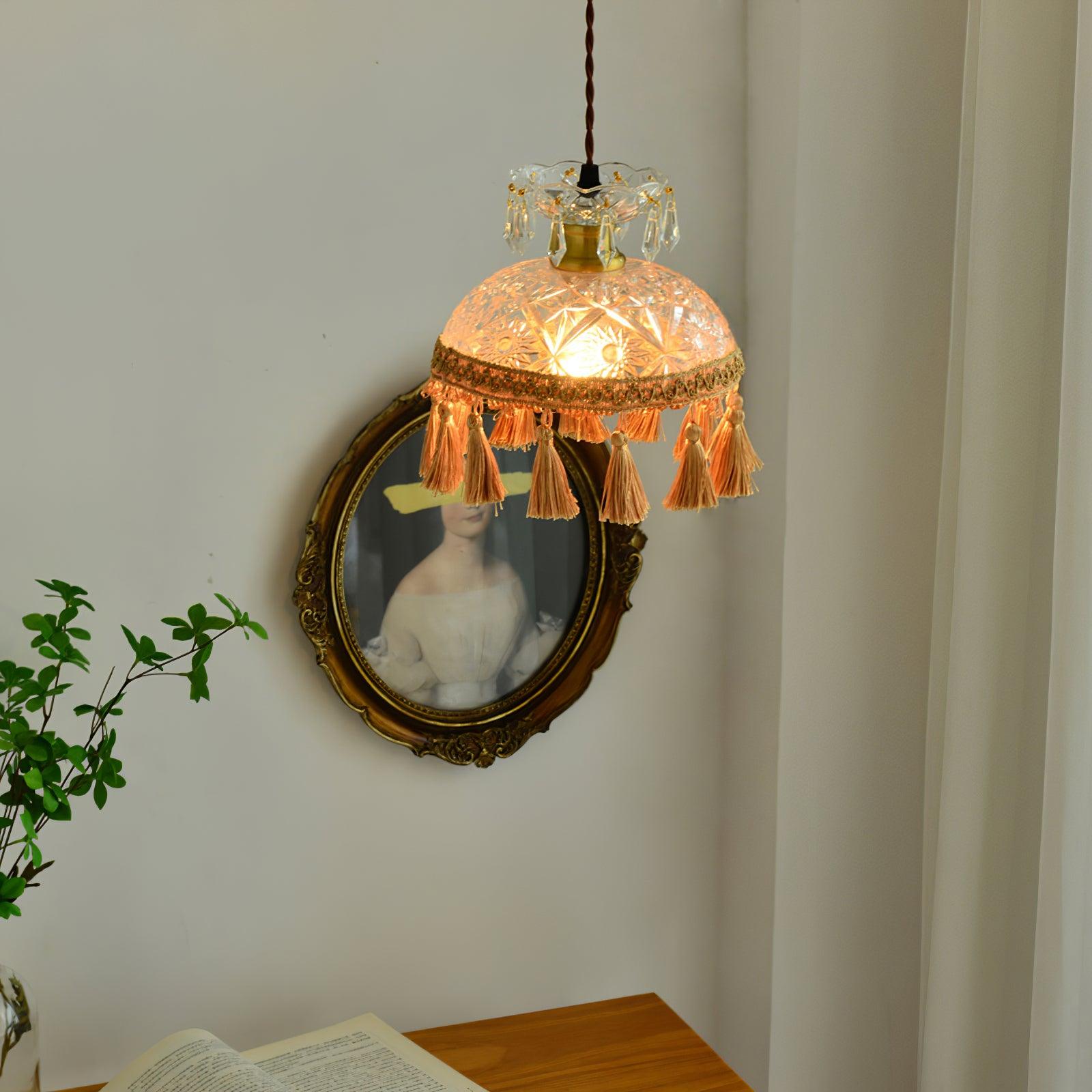 Bowl Tassel Pendant Light - Lumpaz
