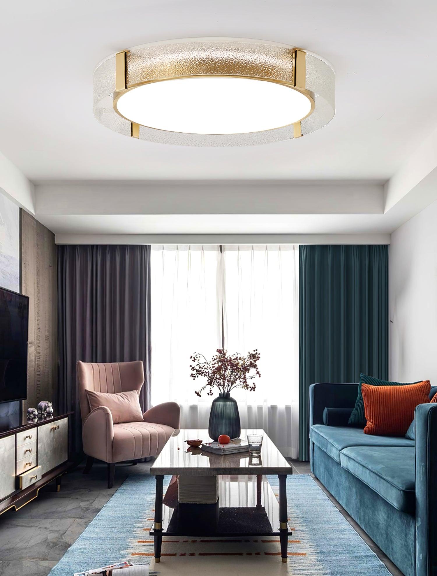 Round Low Profile Ceiling Light - Lumpaz