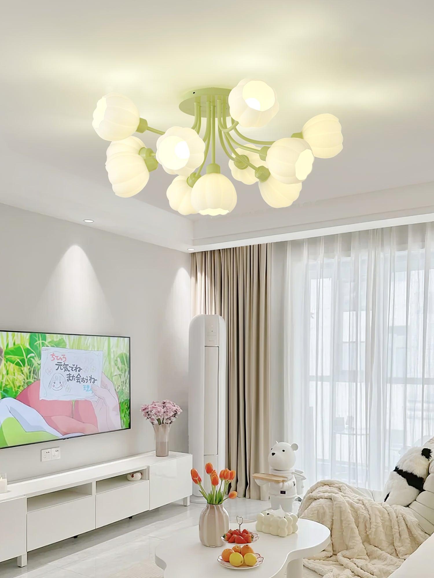Pumpkin Matcha Ceiling Lamp - Lumpaz