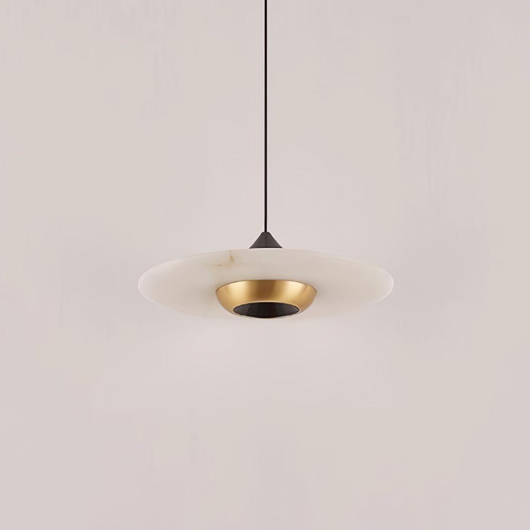 Flying Saucer Marble Pendant Lamp - Lumpaz