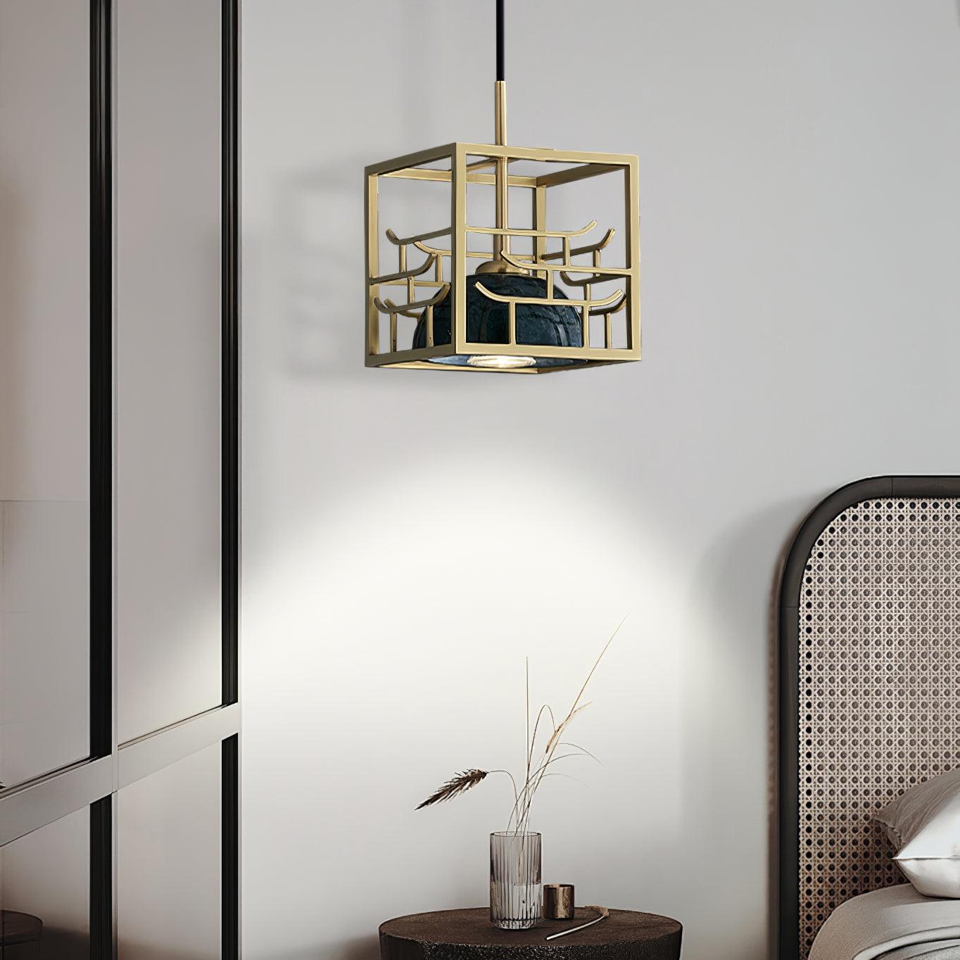 Lantern Square Pendant Lamp - Lumpaz