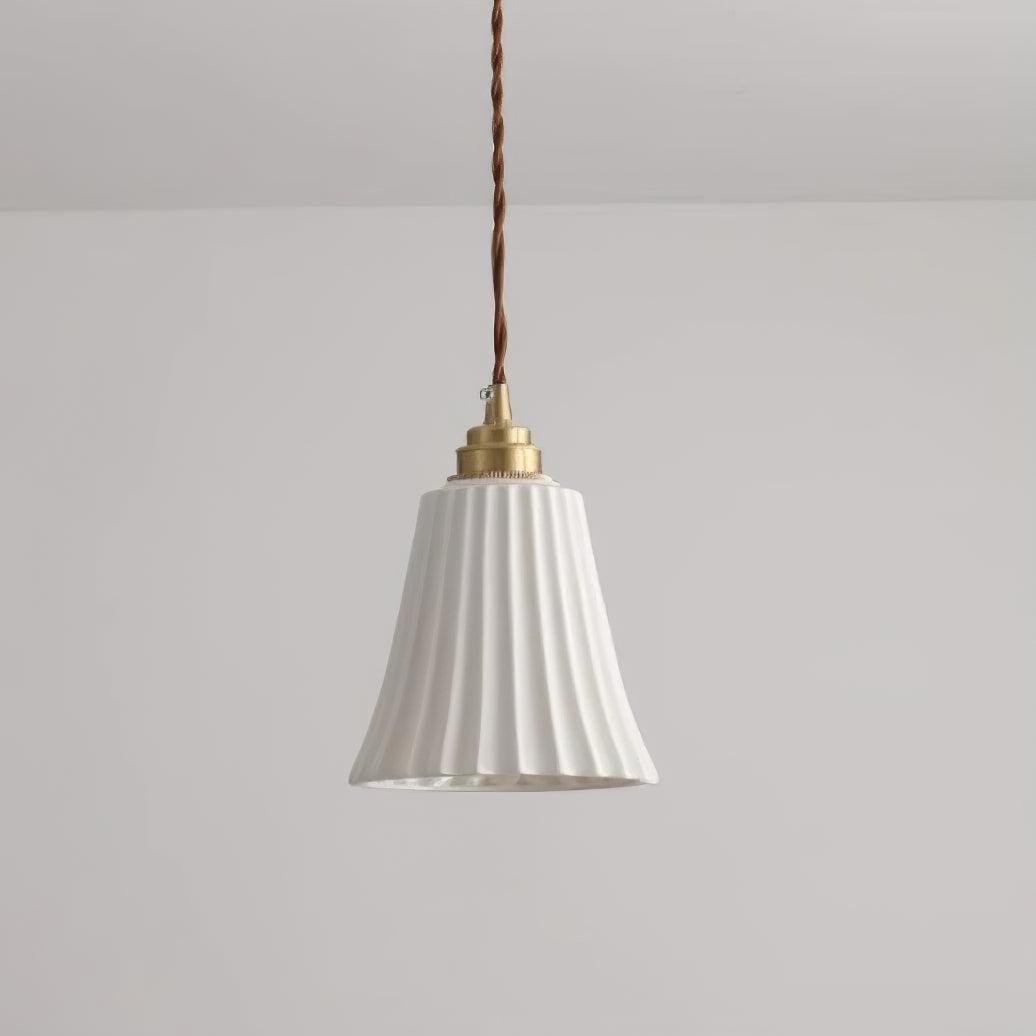 Trumpet Ceramic Pendant Light - Lumpaz