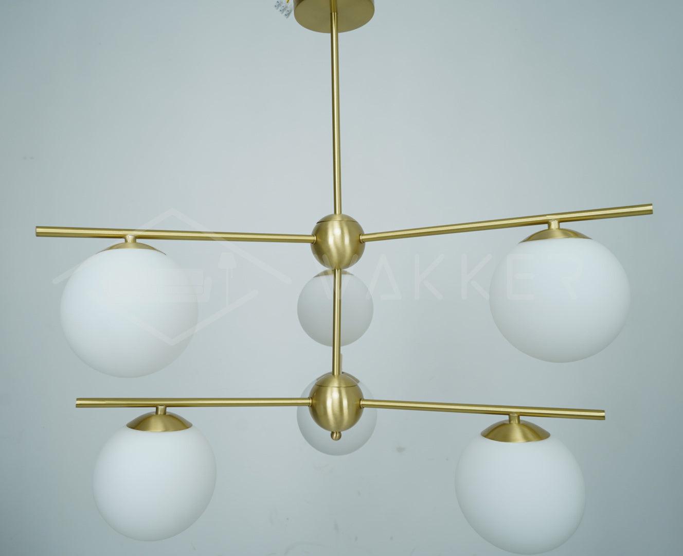 Sphere & Stem Chandelier - Lumpaz